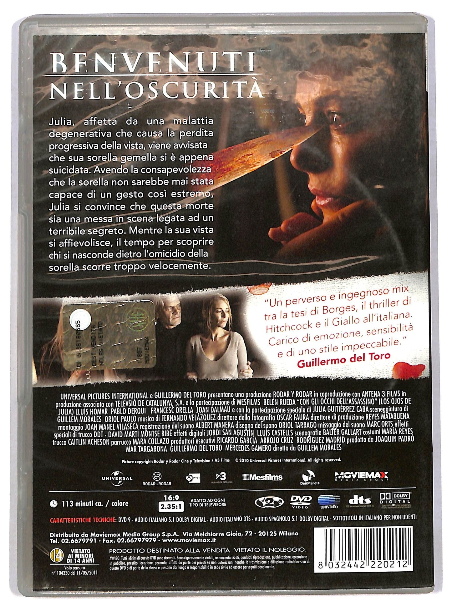EBOND Con gli occhi dell'assassino  DVD D787122