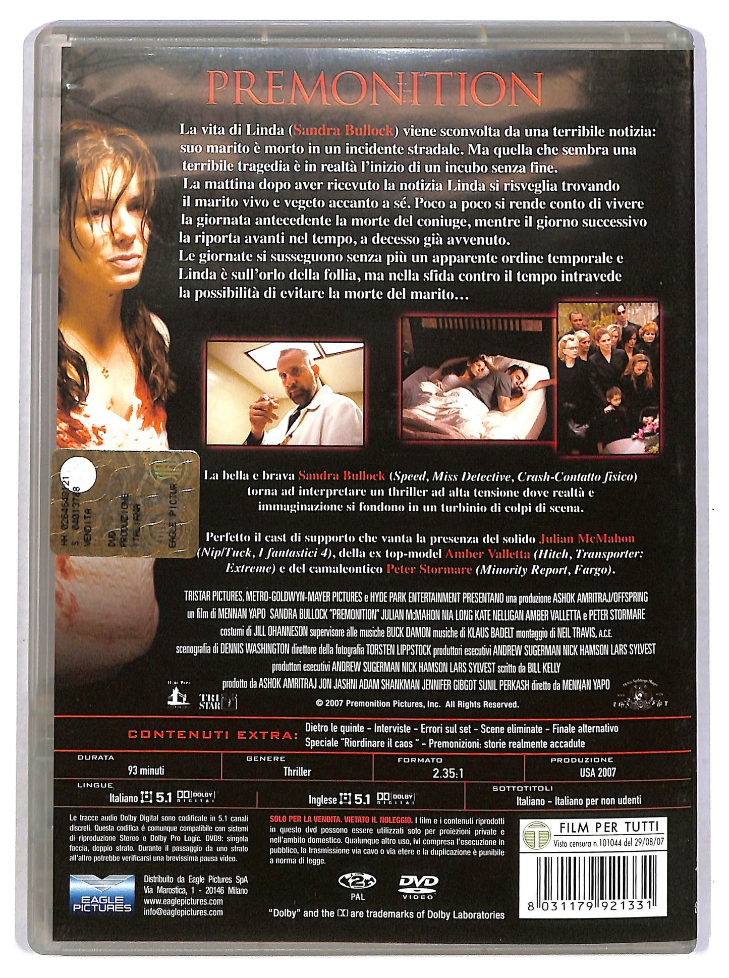 EBOND premonition DVD D787253