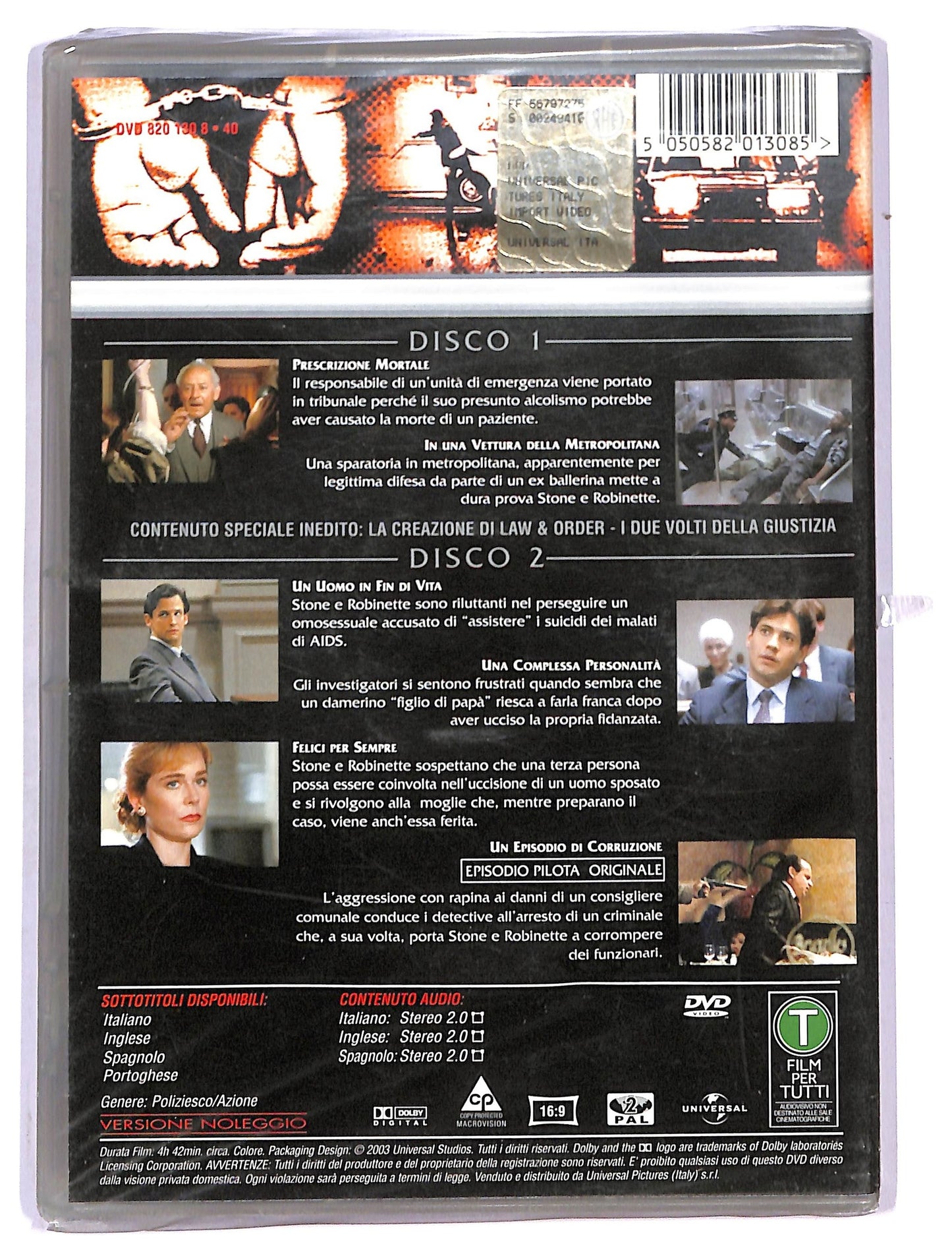 EBOND Law e order episodi 1 - 6 DVD NOLEGGIO D787302