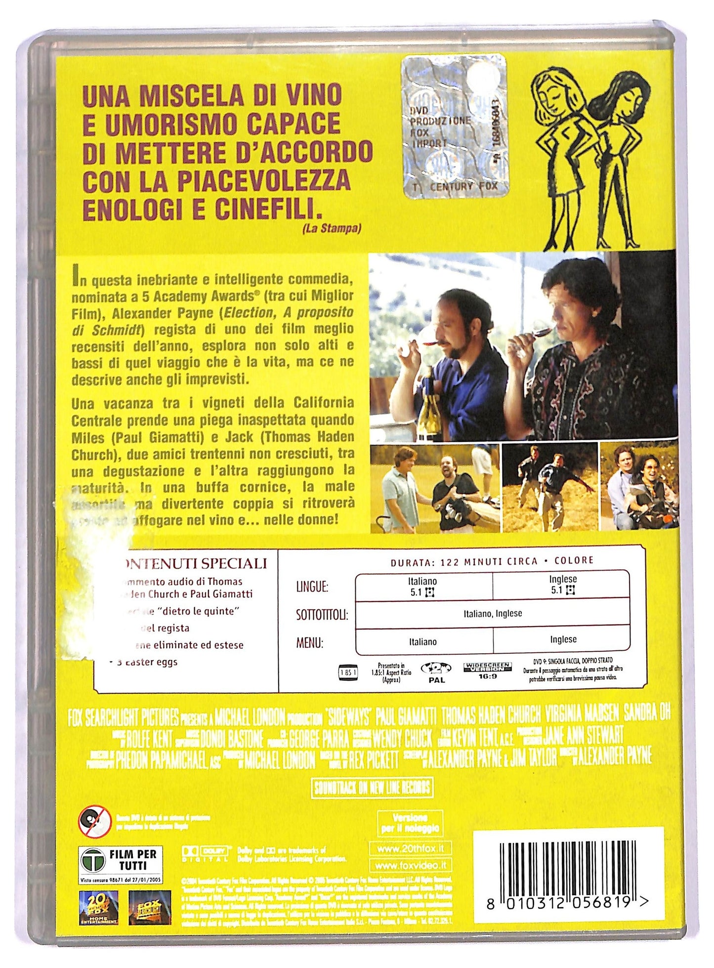 EBOND Sideways - In viaggio con Jack NOLEGGIO DVD D787352