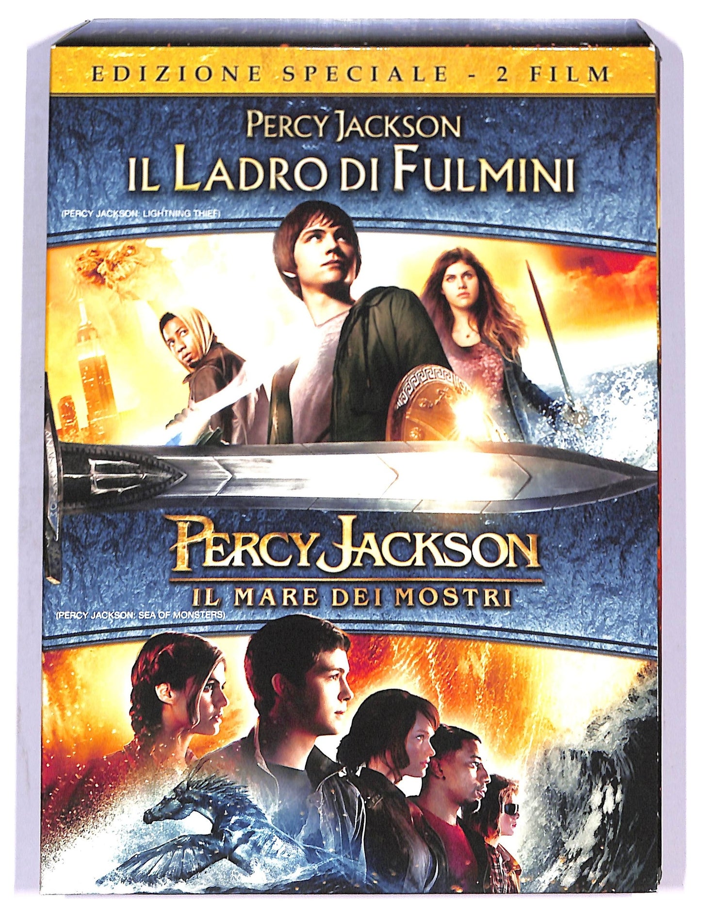 EBOND Percy Jackson il ladro di fulmini + Percy Jackson il mare dei mostri EDITORIALE DVD D787403