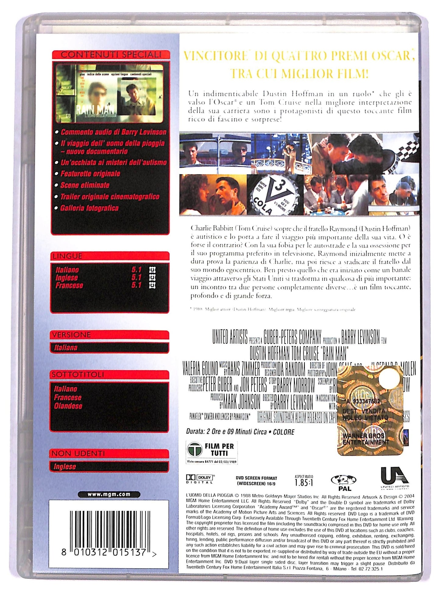 EBOND rain man - l'uomo della pioggia DVD D787455