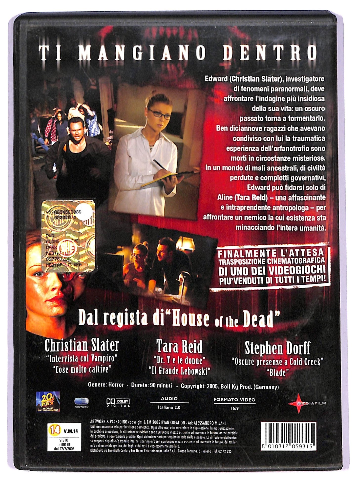 EBOND Alone in the Dark DVD D787501