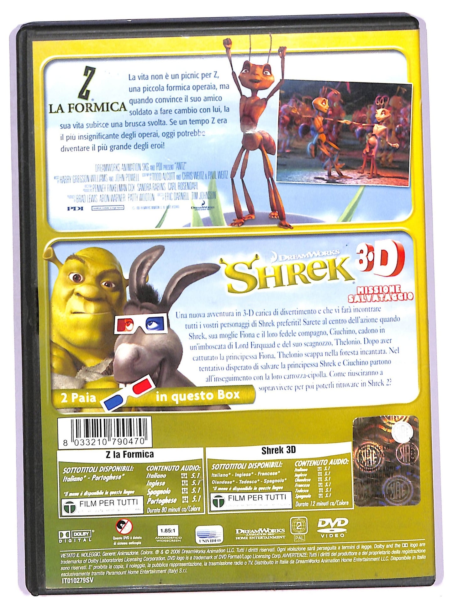 EBOND Zeta la formica - Shrek 3D DVD D787507