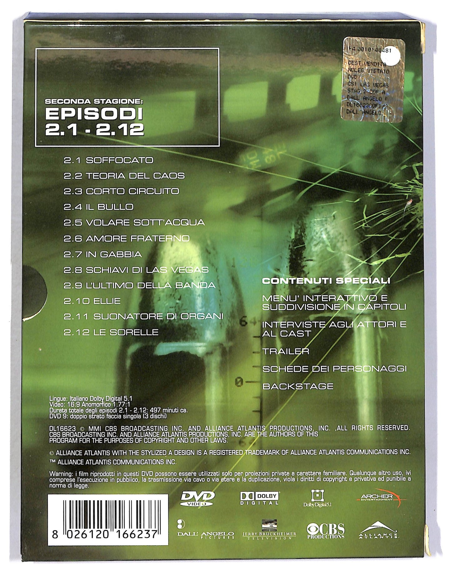 EBOND CSI Seconda Stagione Completa DVD D787745