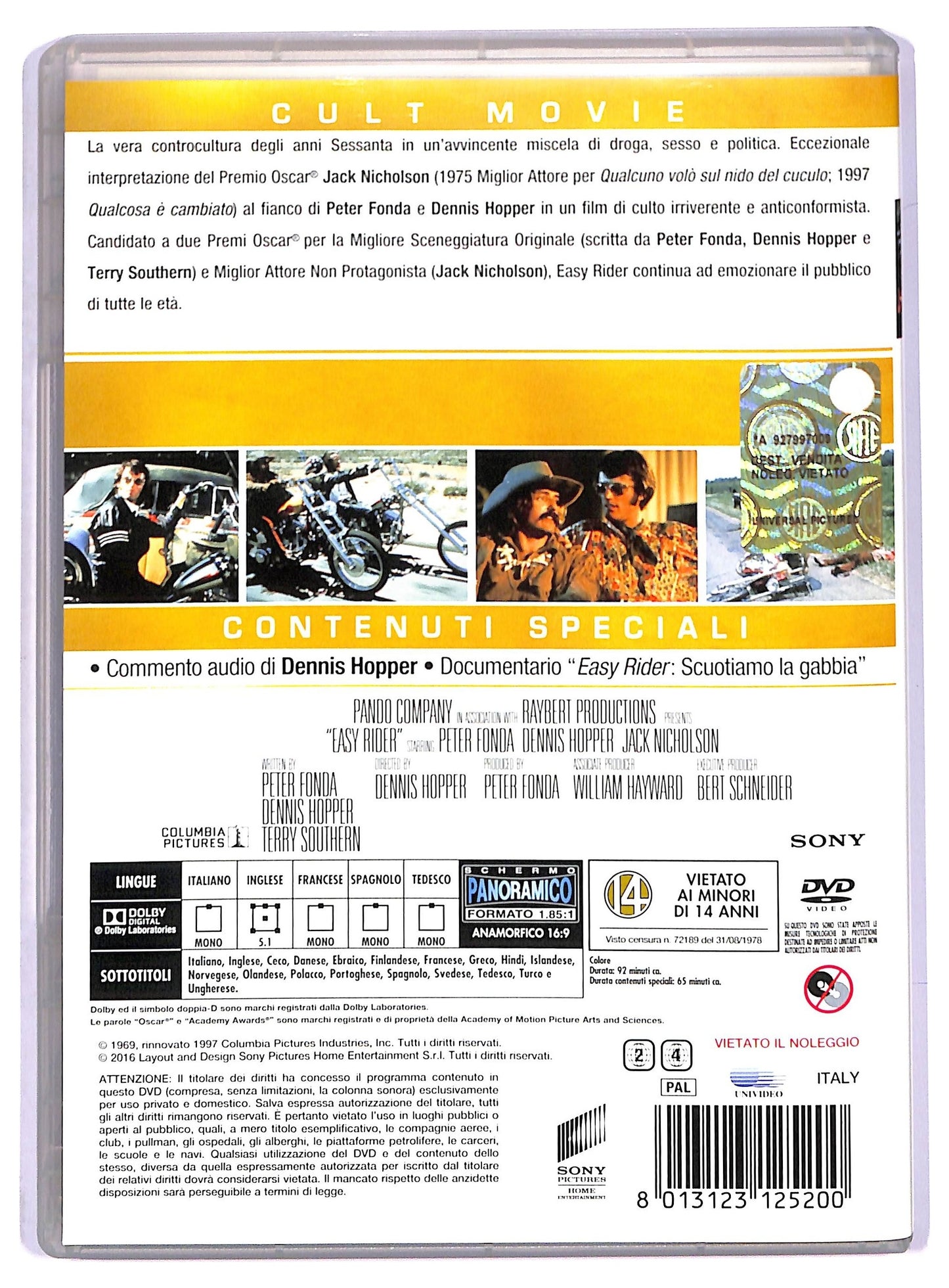 EBOND Easy Rider - Liberta e paura DVD D787914