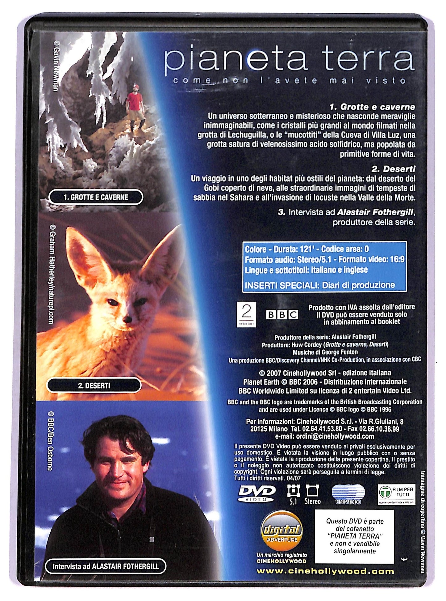 EBOND Pianeta terra - deserti e caverne EDITORIALE DVD D787949