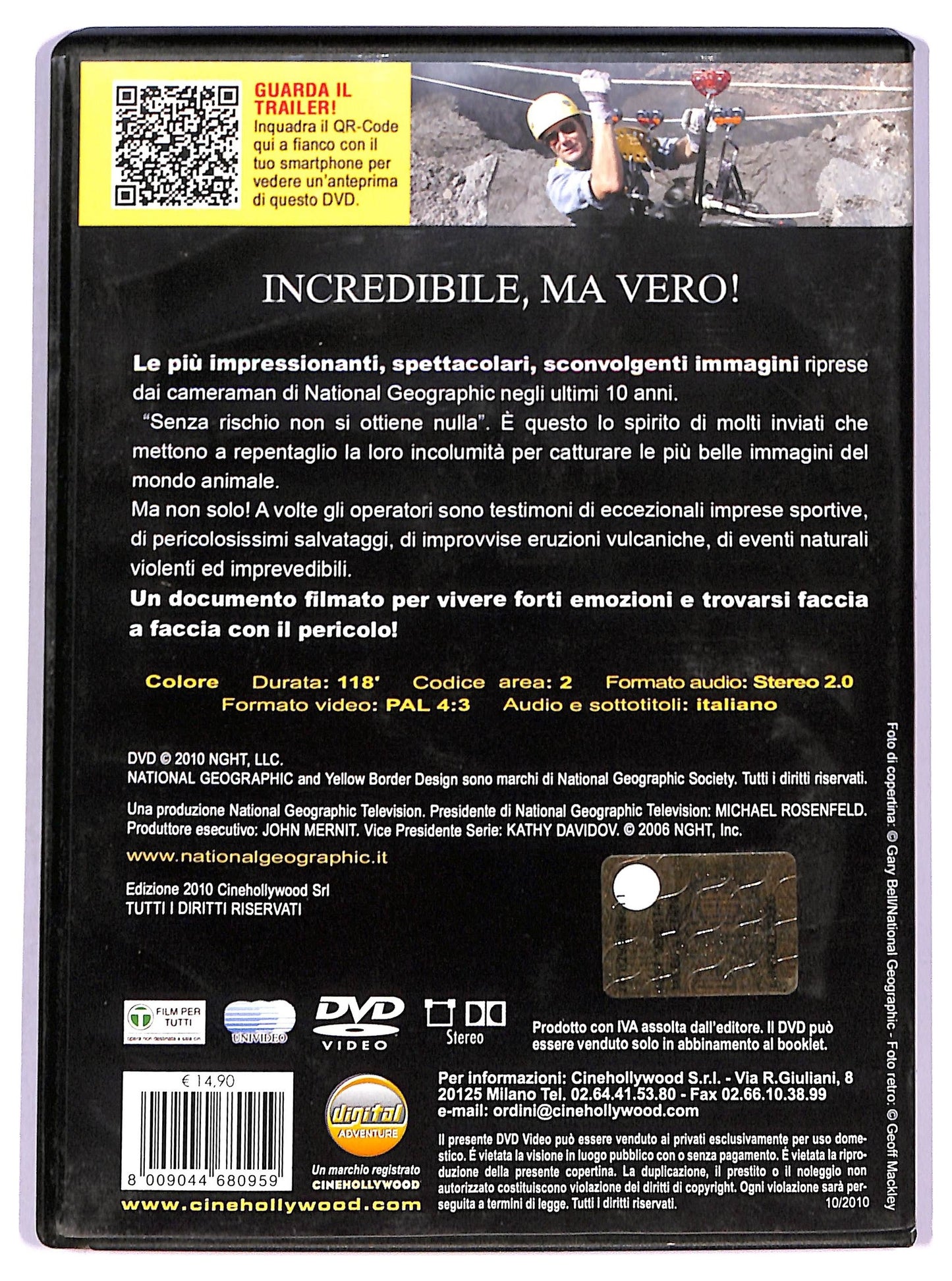 EBOND National Gegraphic Incredibile,ma Vero!  Editoriale DVD D787961