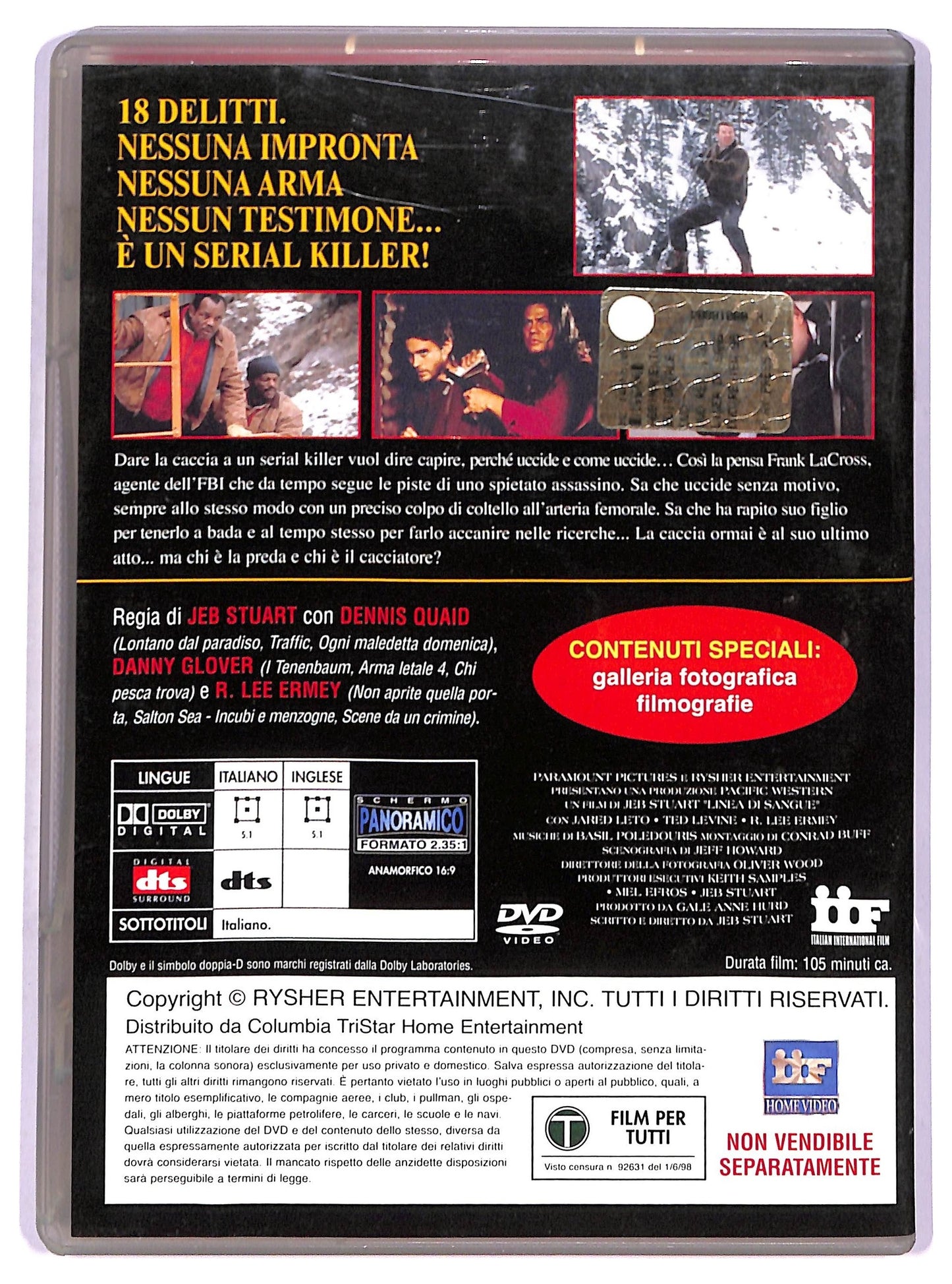 EBOND Linea di sangue EDITORIALE DVD D788012