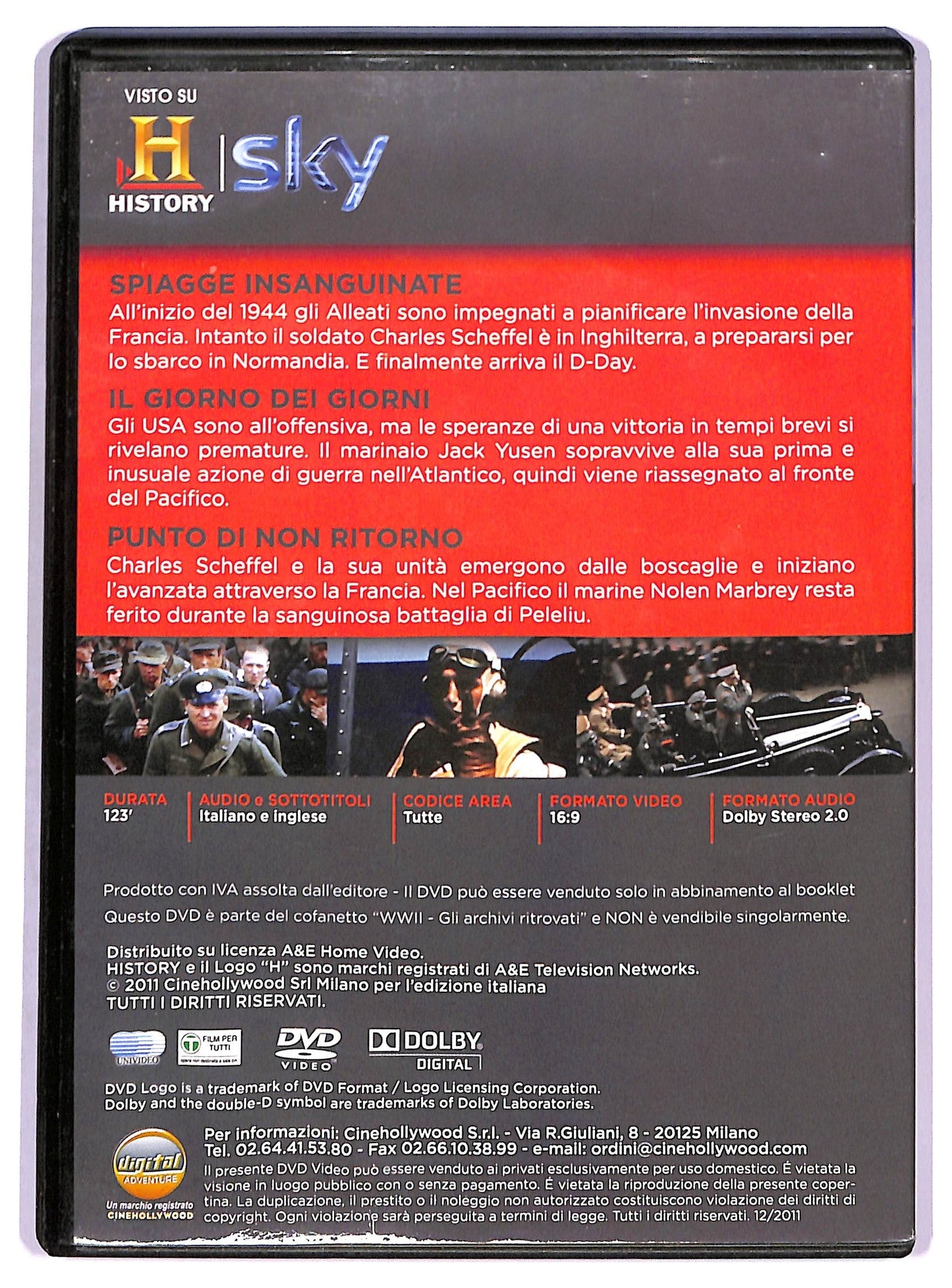 EBOND Wwii gli archivi ritrovati della seconda - spiagge insanguinate EDITORIALE DVD D788014