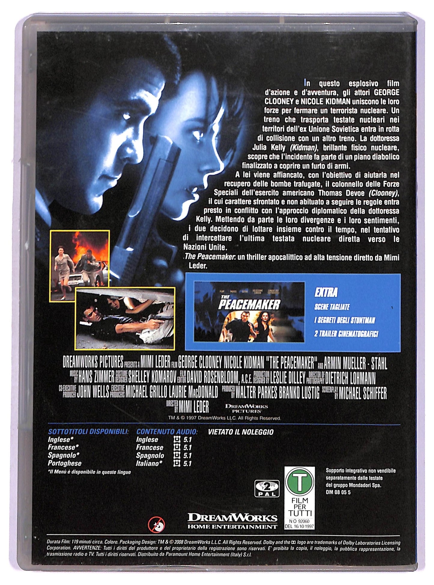 EBOND The Peacemaker DVD EDITORIALE D788017