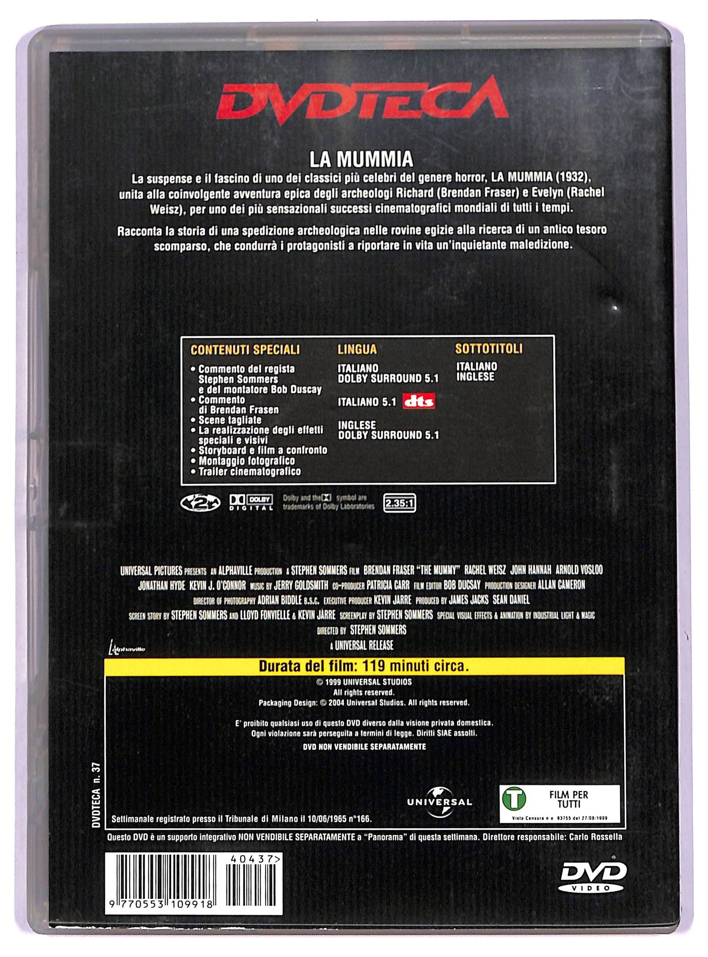 EBOND La mummia EDITORIALE DVD D788018