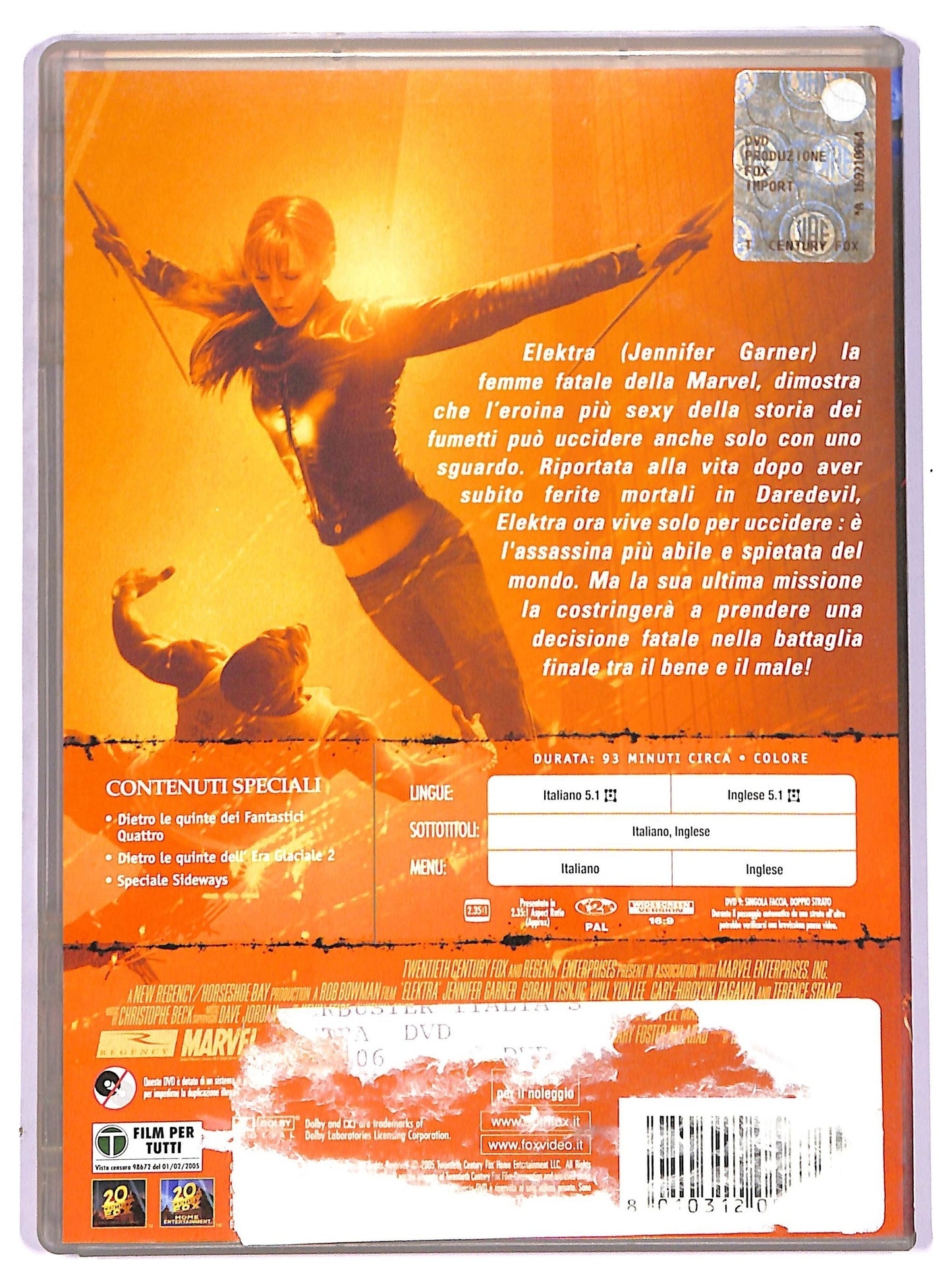 EBOND Elektra DVD  Ex Noleggio D788036