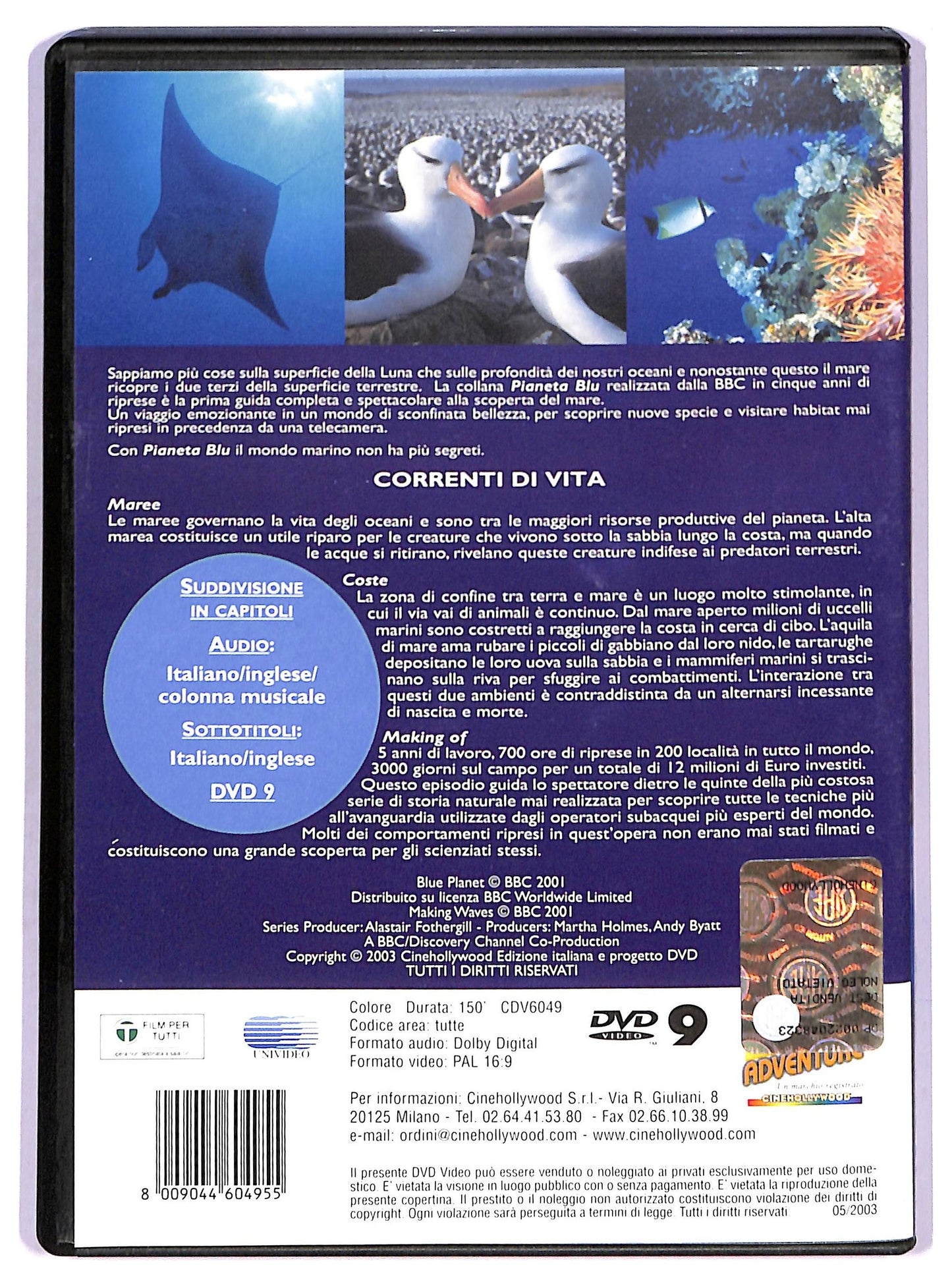 EBOND Pianeta blu - Correnti di vita vol 3 DVD D788113