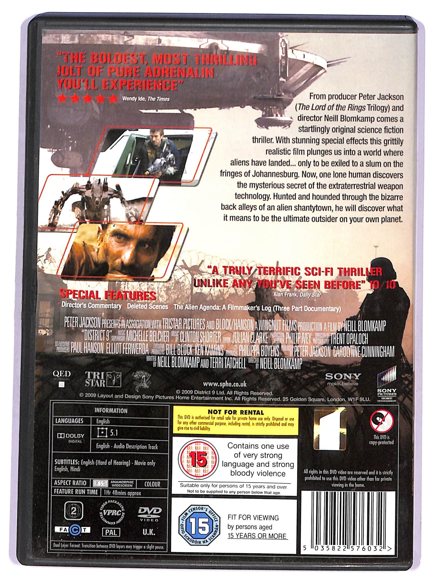 EBOND District 9 EDIZIONE UK DVD D788150