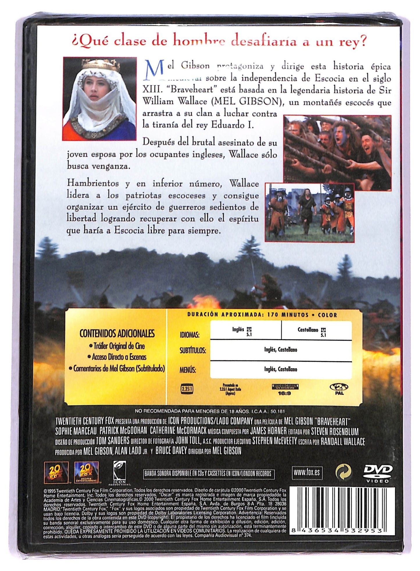 EBOND Braveheart - Cuore impavido - NO ITA DVD D788157