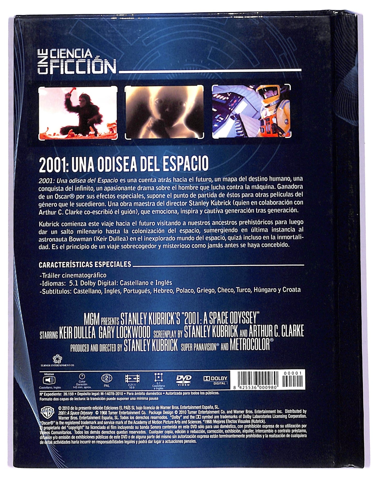 EBOND 2001 Odissea nello spazio VERSIONE SPAGNA - NO ITA DVD EDITORIALE D788161