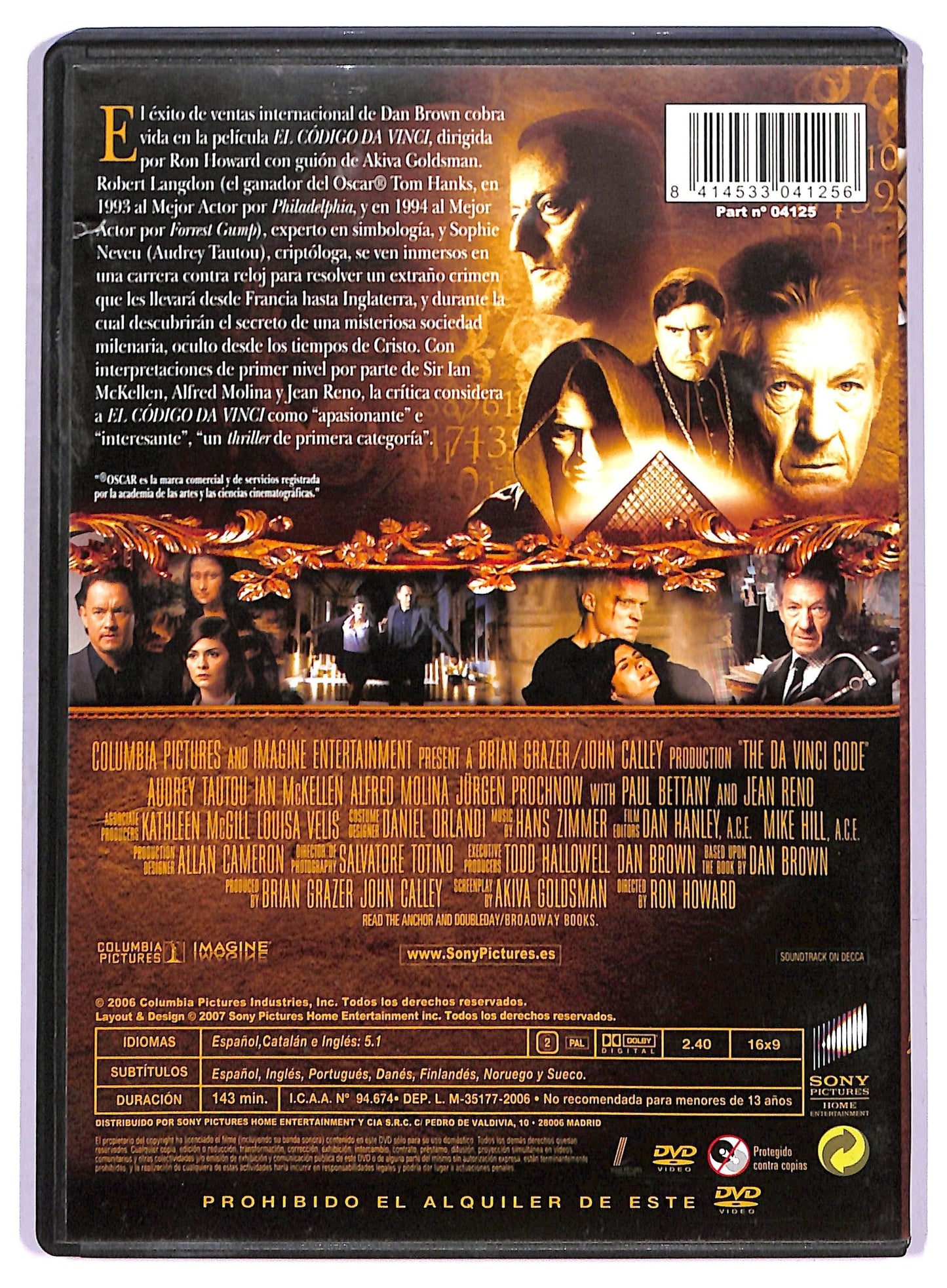 EBOND El Codigo Da Vinci EDIZIONE SPAGNA NO ITA DVD D788163