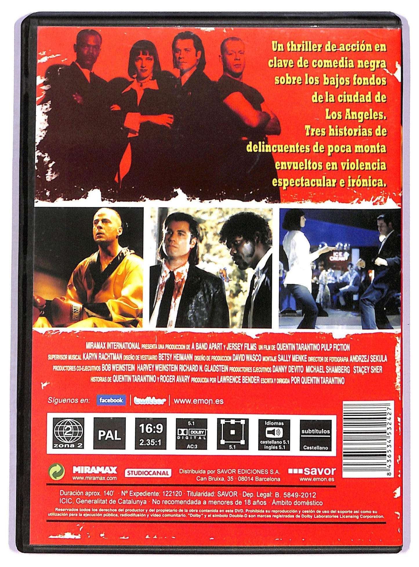 EBOND Pulp Fiction - NO ITA DVD D788245
