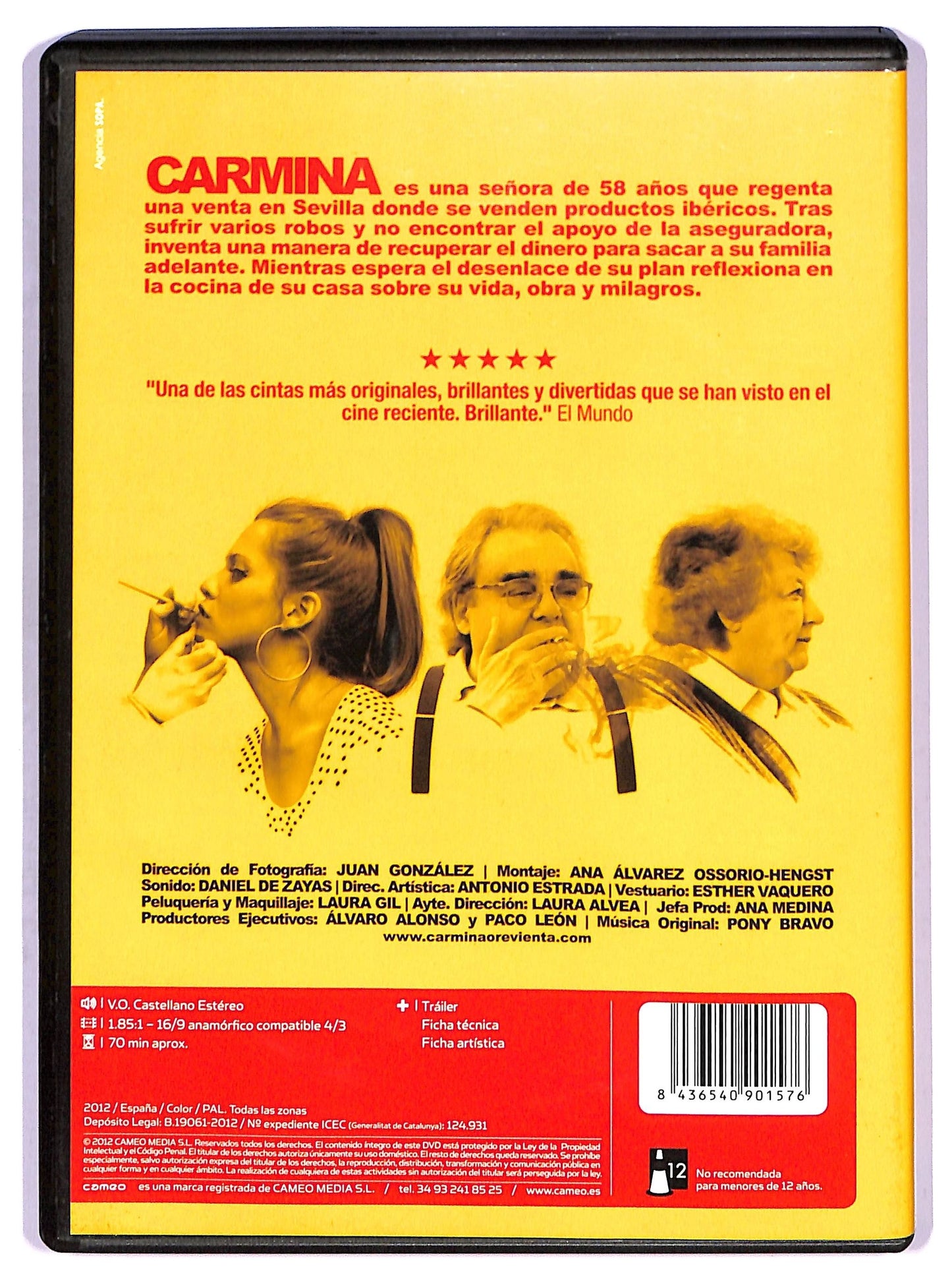 EBOND Carmina O Revienta edizione spagna DVD D788251