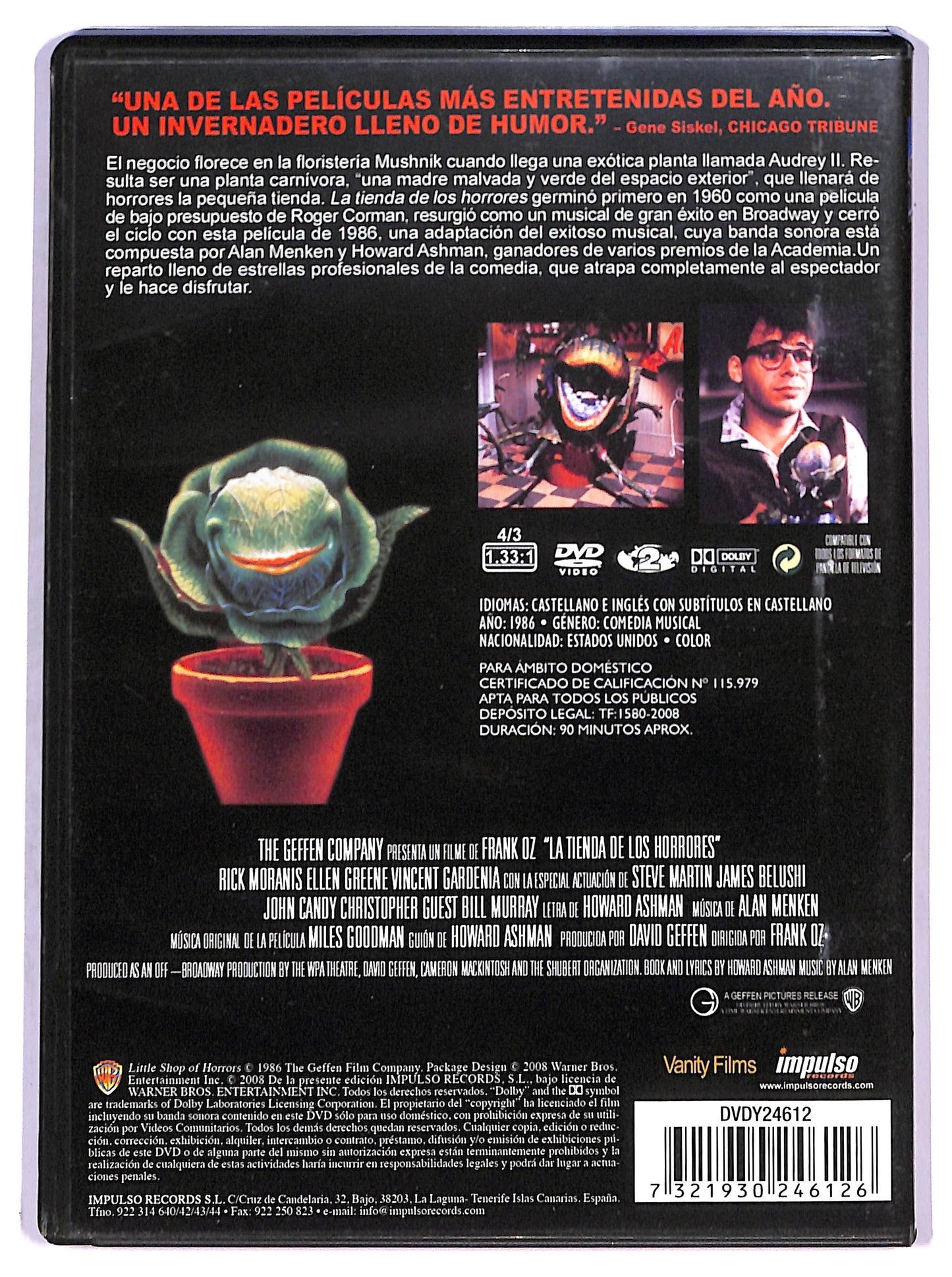 EBOND La Tienda De Los Horrores - edizione Spagna DVD D788252