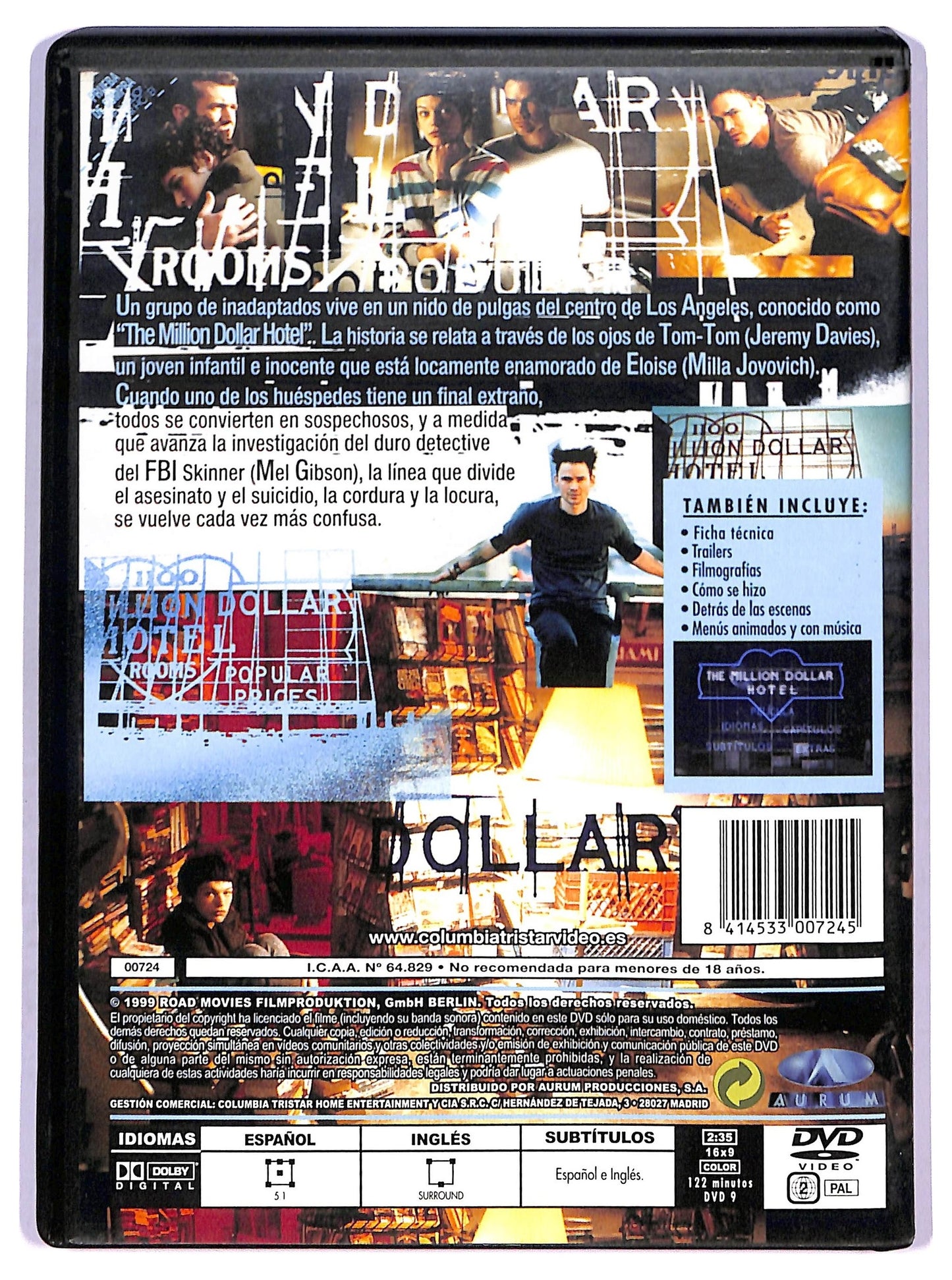 EBOND The Million Dollar Hotel EDIZIONE SPAGNA DVD D788303