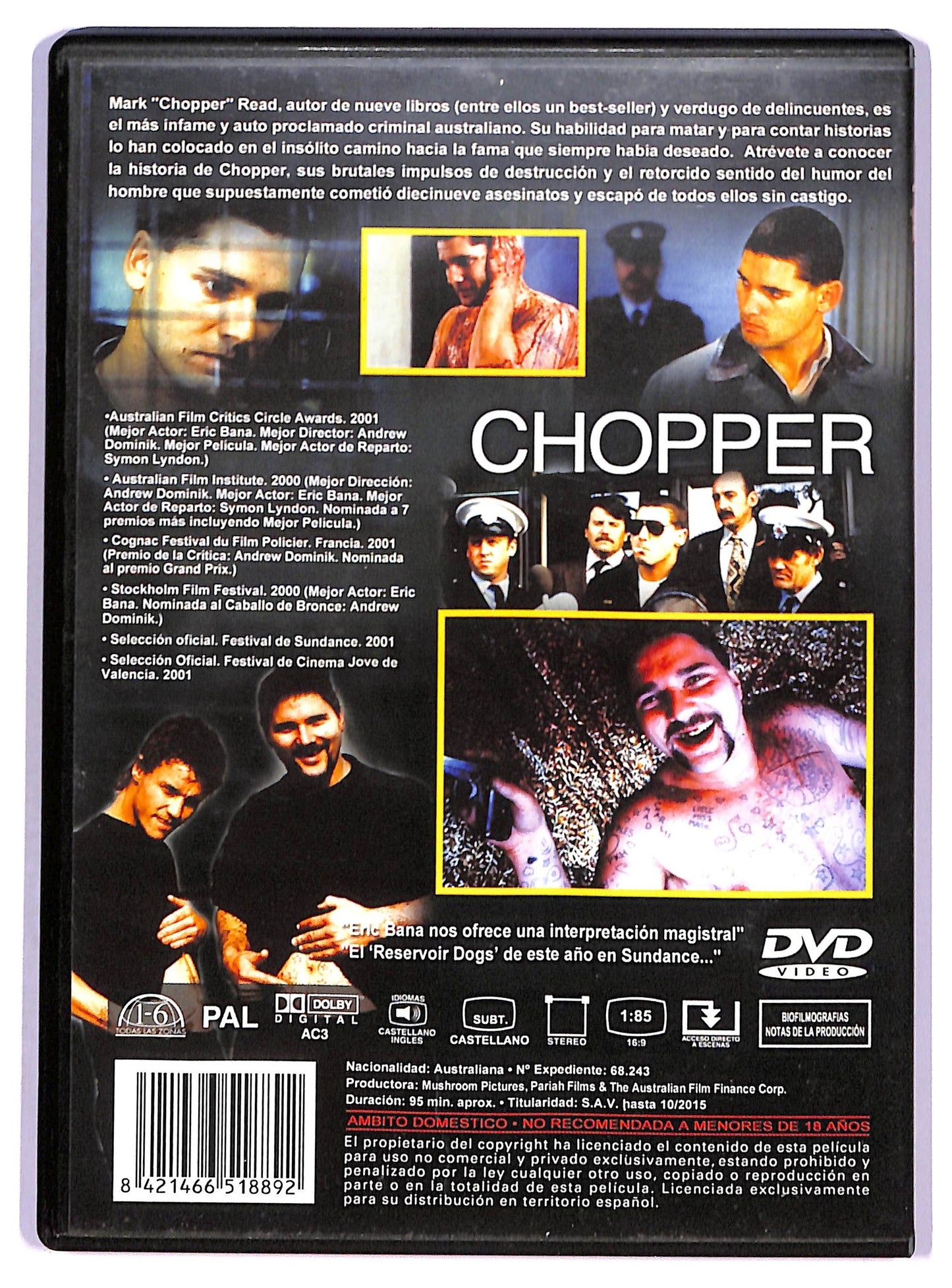 EBOND Chopper DVD D788310