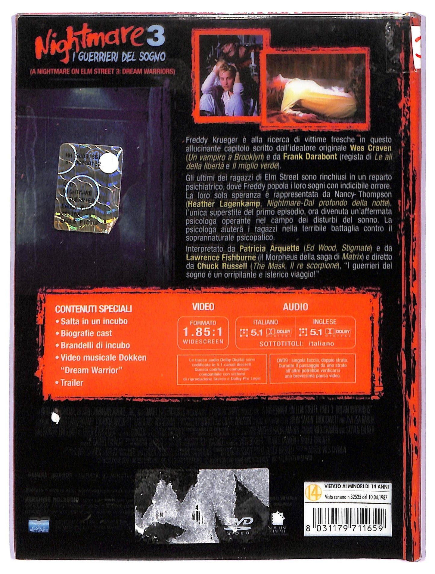EBOND Nightmare 3 - i guerrieri del sogno DVD D788311