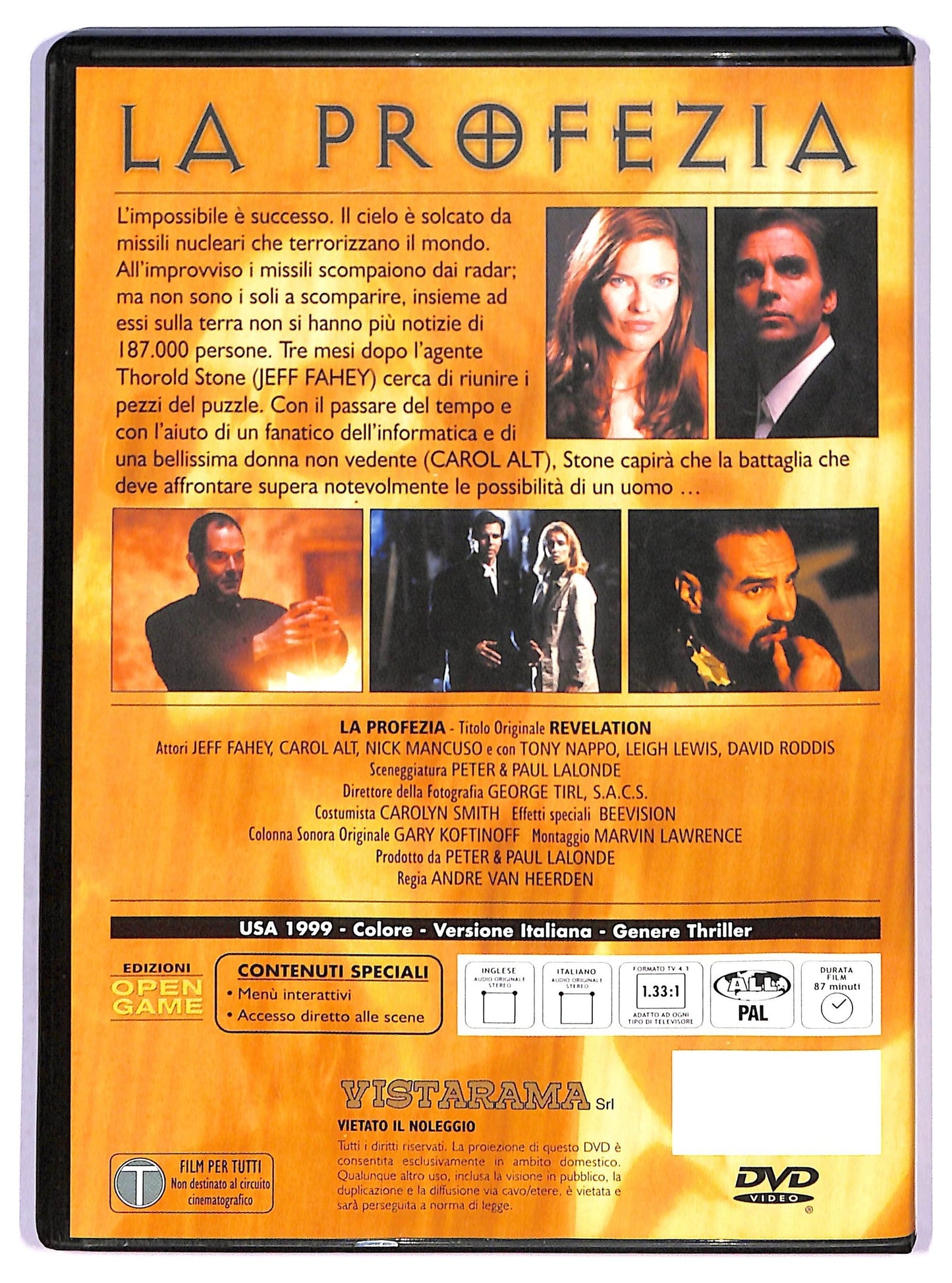 EBOND La Profezia  Revelation EDITORIALE DVD D788334