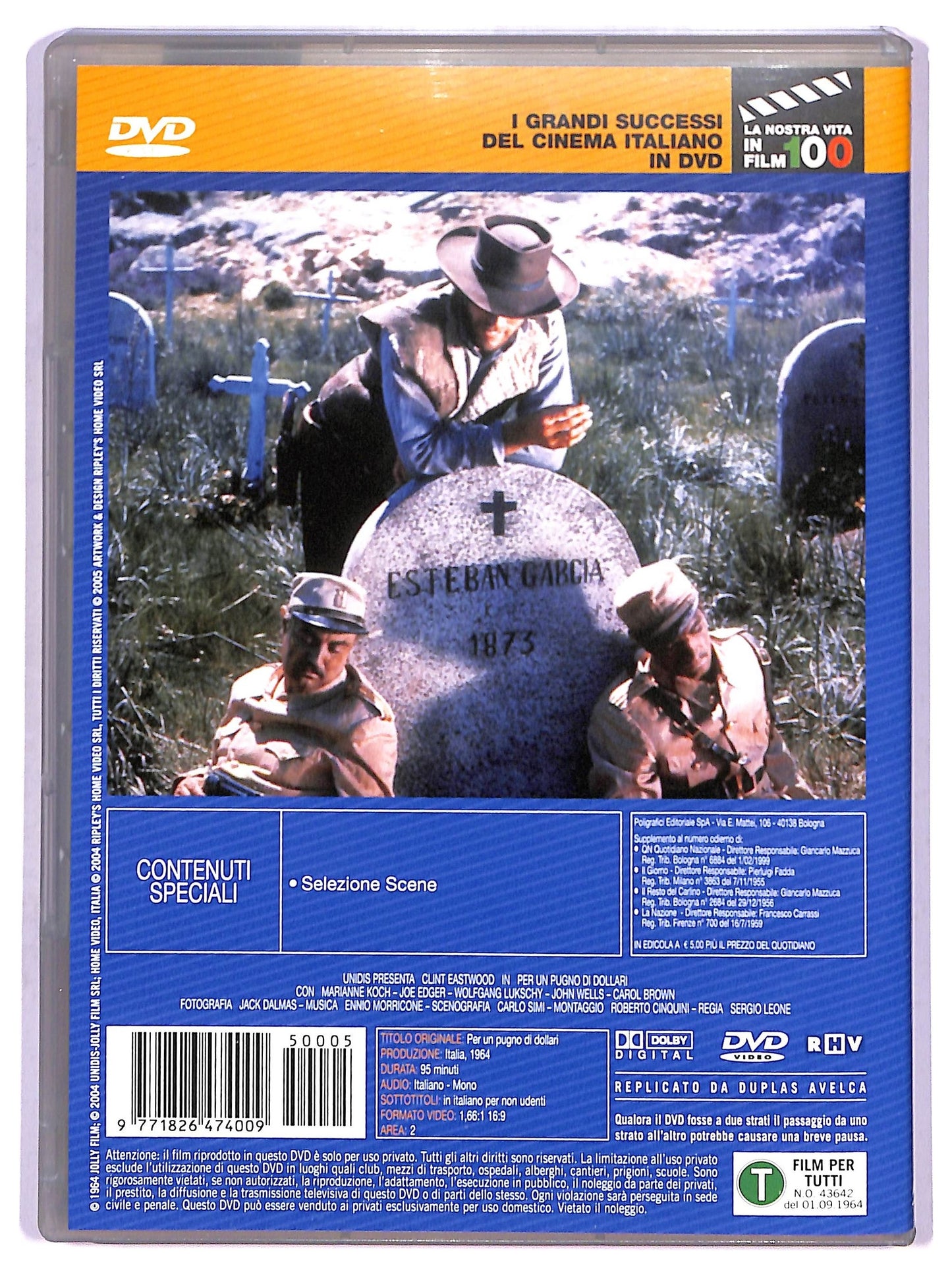 EBOND Per un pugno di dollari EDITORIALE DVD D788341