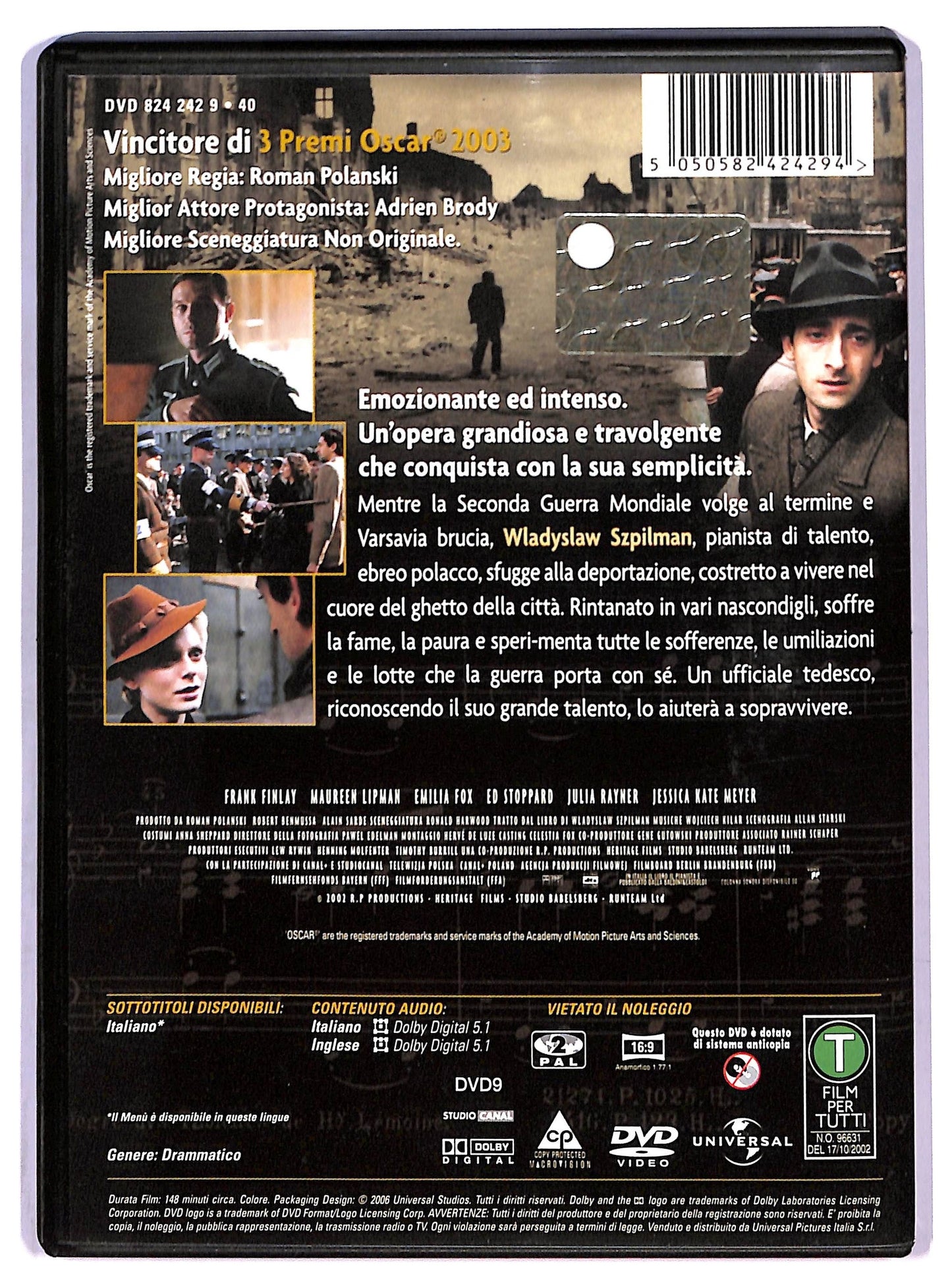 EBOND il pianista DVD D788345