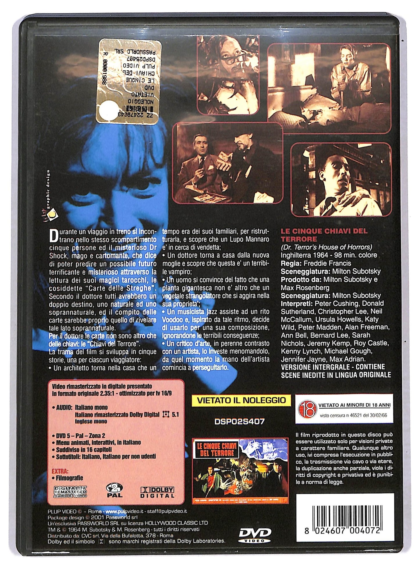 EBOND le cinque chiavi del terrore DVD D788513