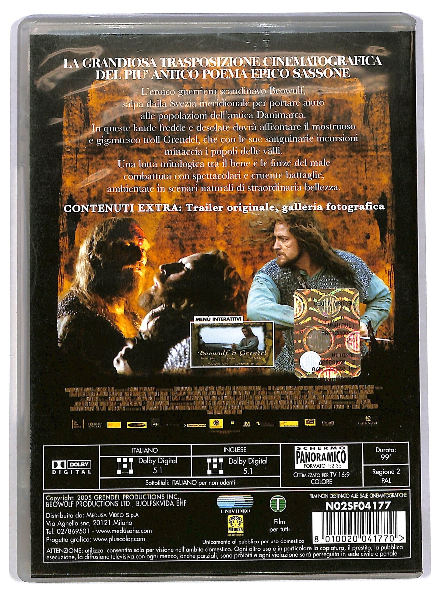 EBOND Beowulf e Grendel  DVD D788623