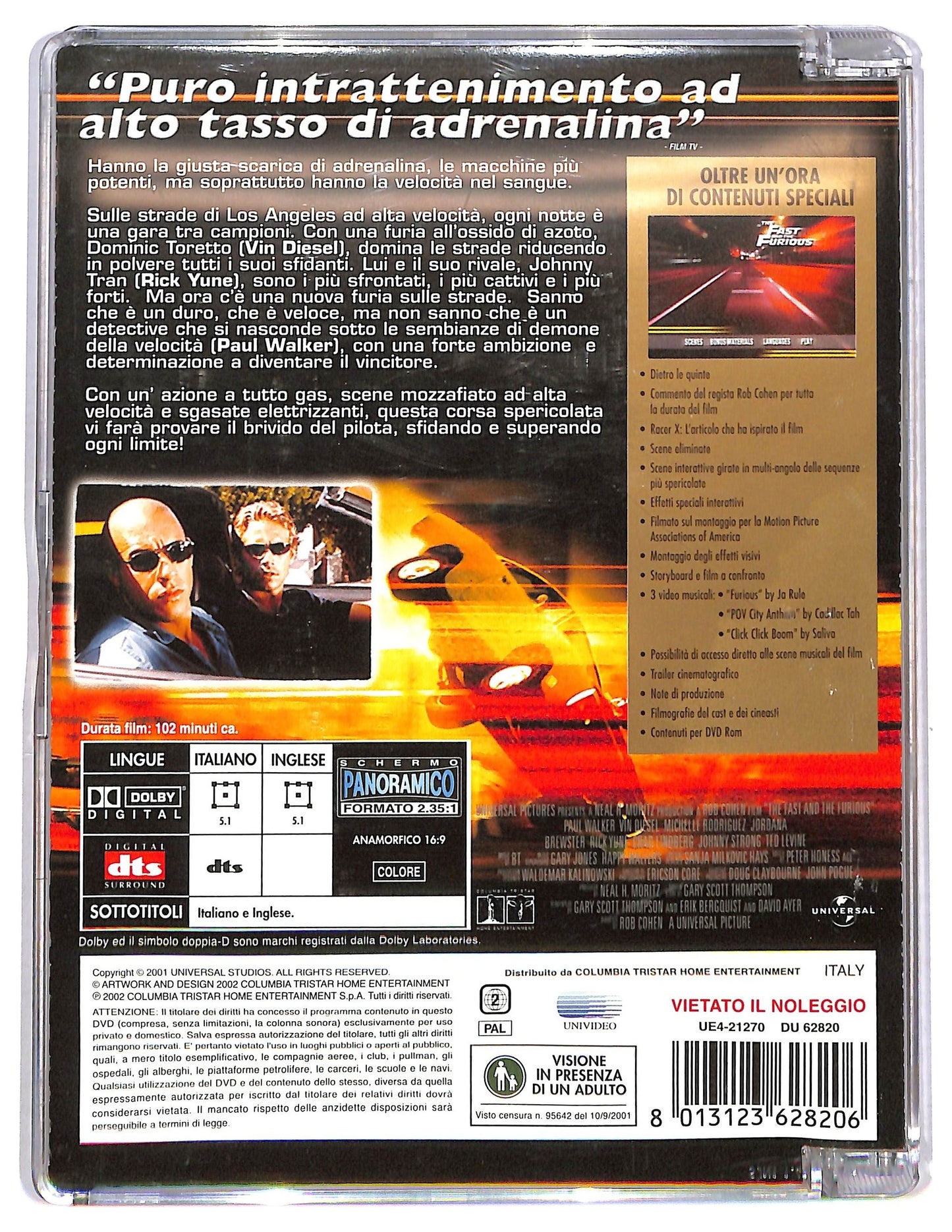 EBOND fast and furious  SJB DVD D788912