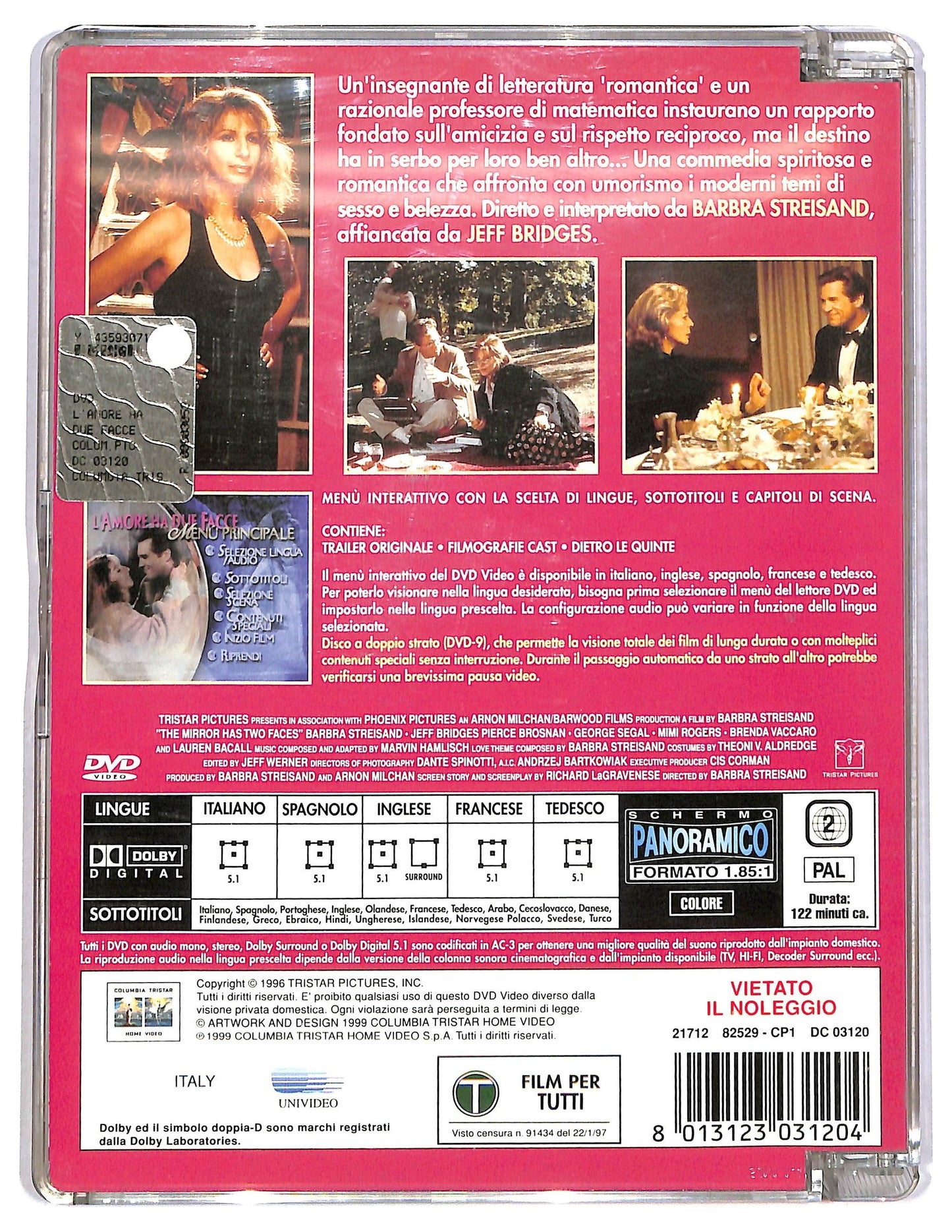 EBOND L'Amore ha Due Faccie SJB DVD D788918