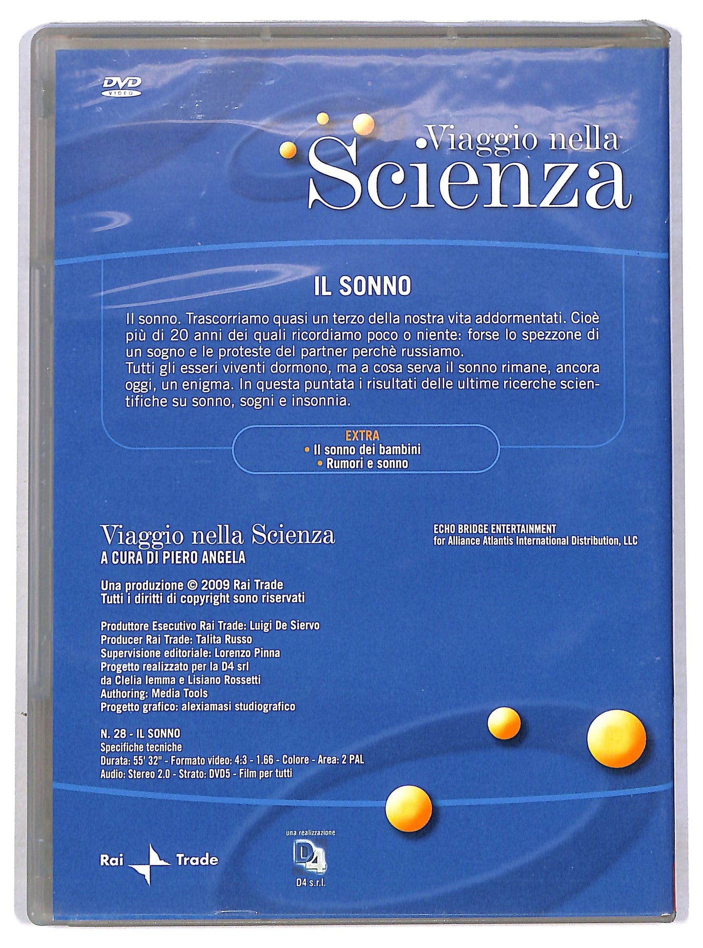 EBOND Piero Angela Viaggio Nella Scienza IL Sonno EDITORIALE DVD D788919
