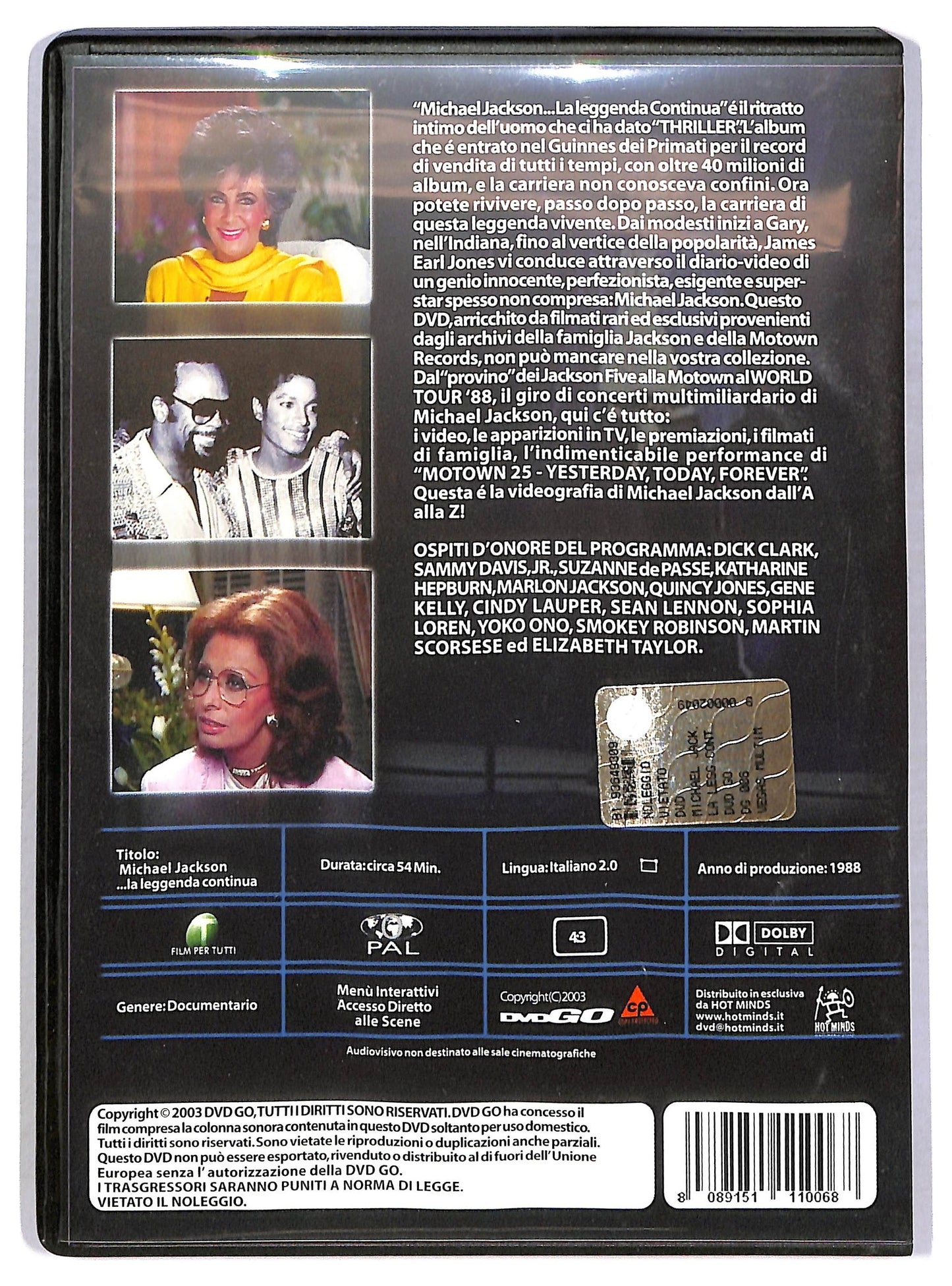 EBOND Micheal Jackson - La Leggenda Continua  DVD D788935
