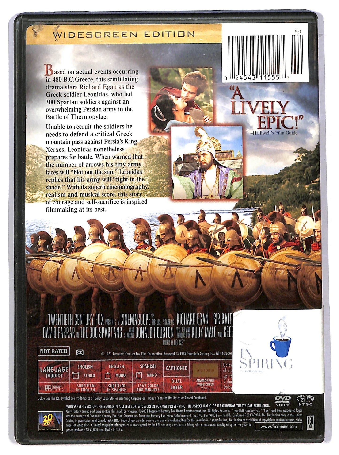 EBOND The 300 Spartans DVD NTSC D788939