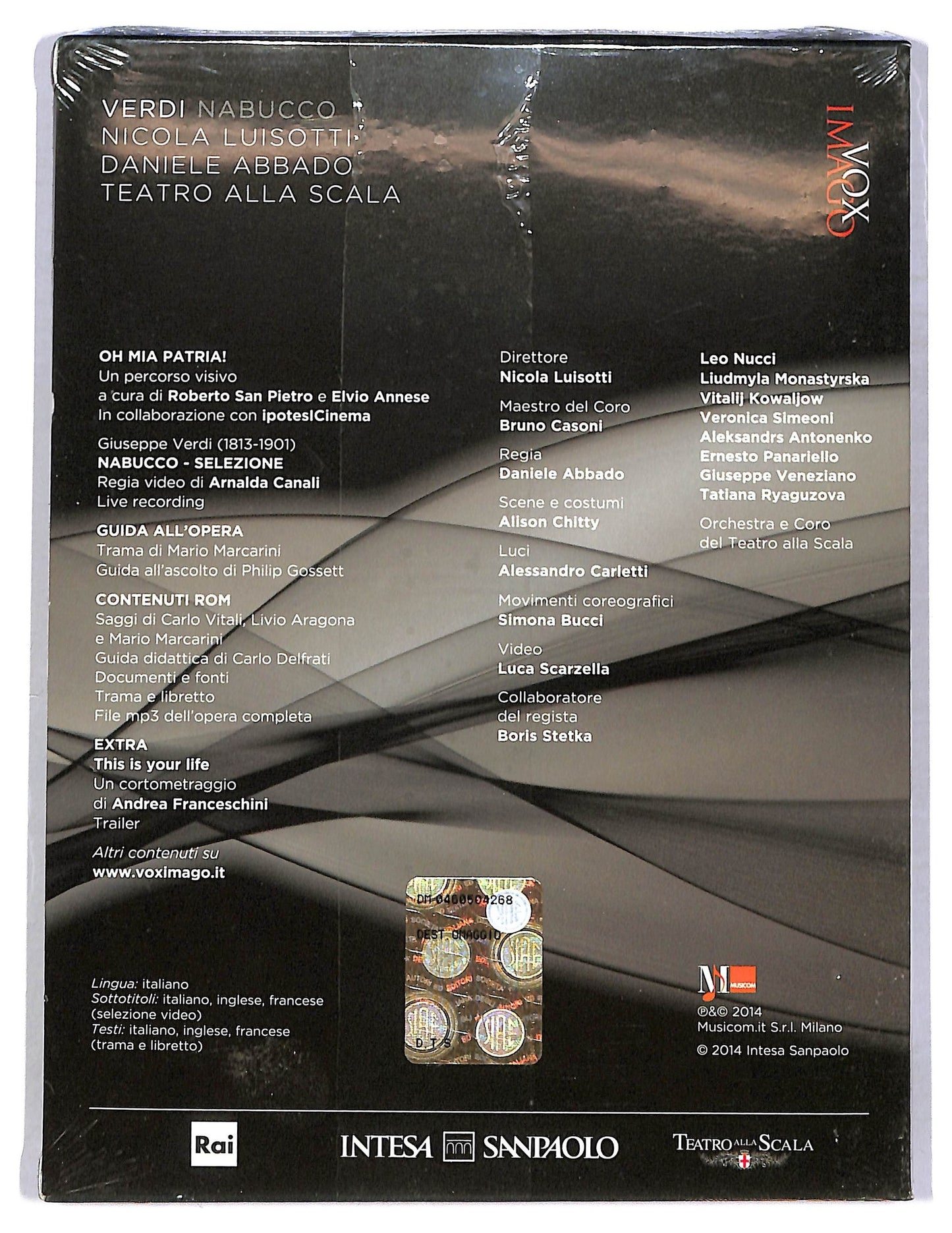 EBOND Verdi - Nabucco - Nicola Luisotti - Daniele Abbado - La Scala DVD D598802 D788958