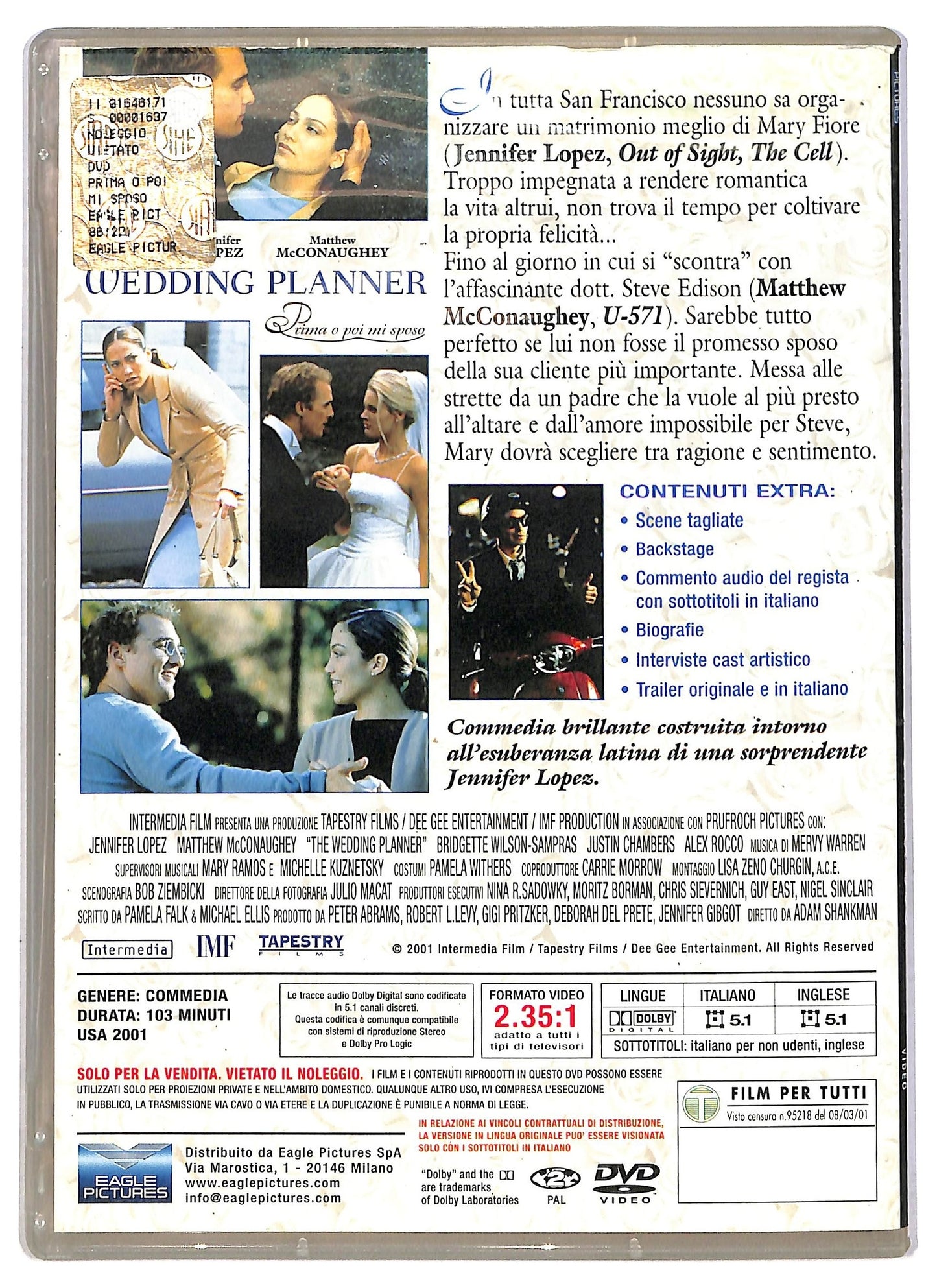 EBOND The Wedding Planner  EDITORIALE DVD D789052