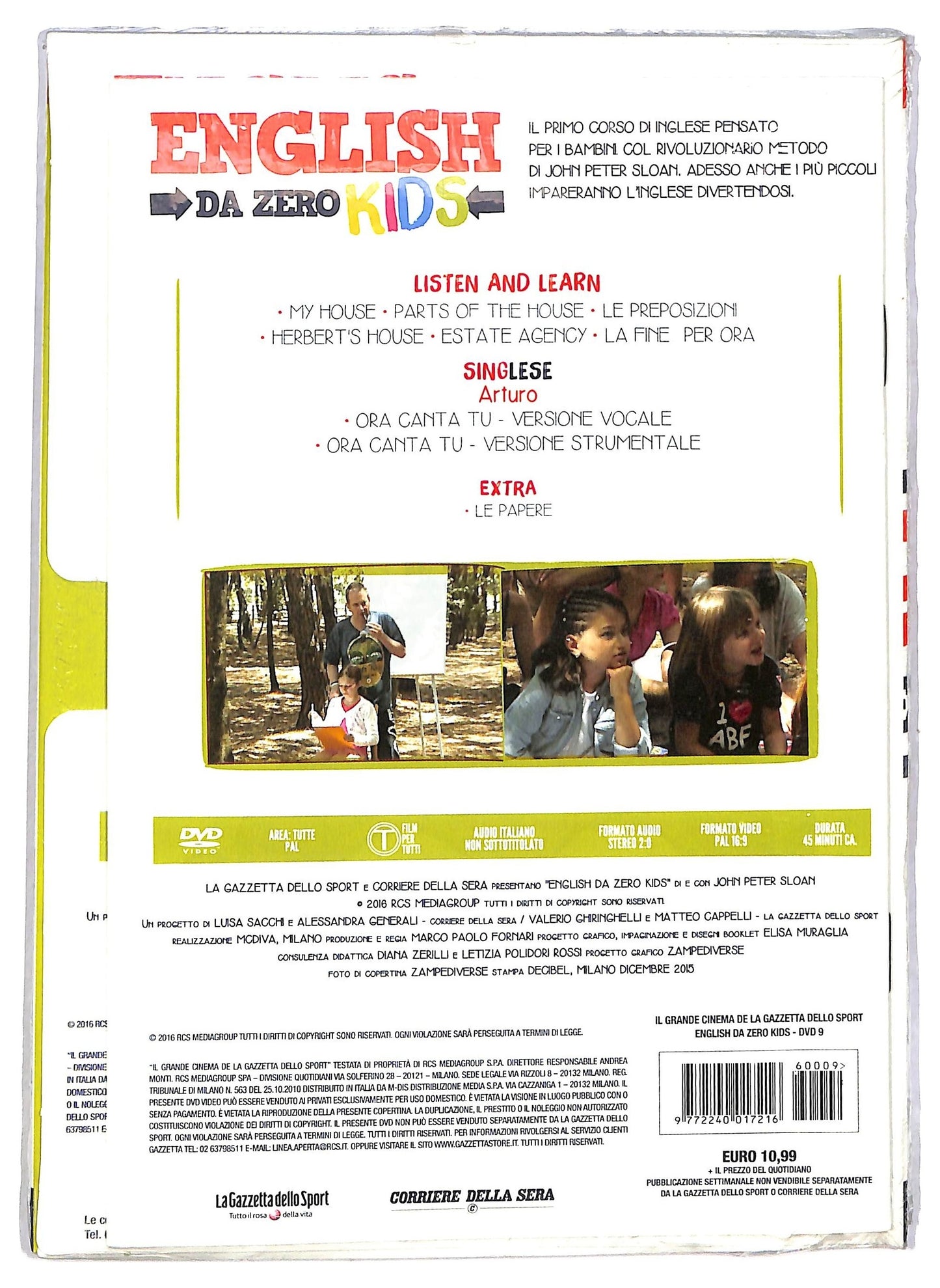 EBOND English Da Zero KIds Volume 9 Slipcase EDITORIALE DVD D789313
