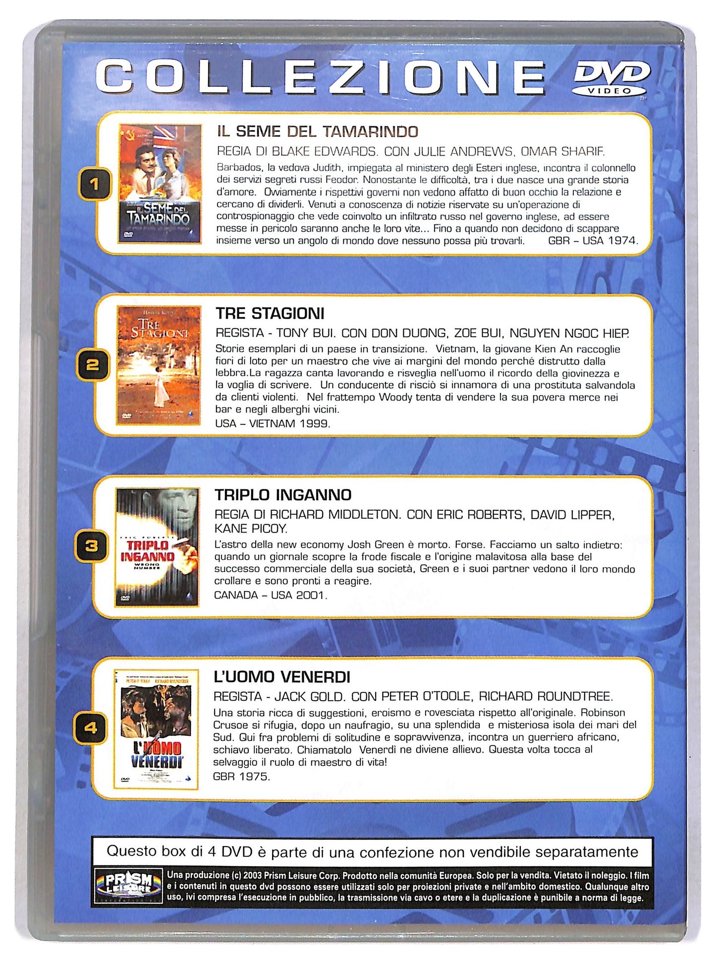 EBOND Collezione 4 film su 2 EDITORIALE DVD D789335