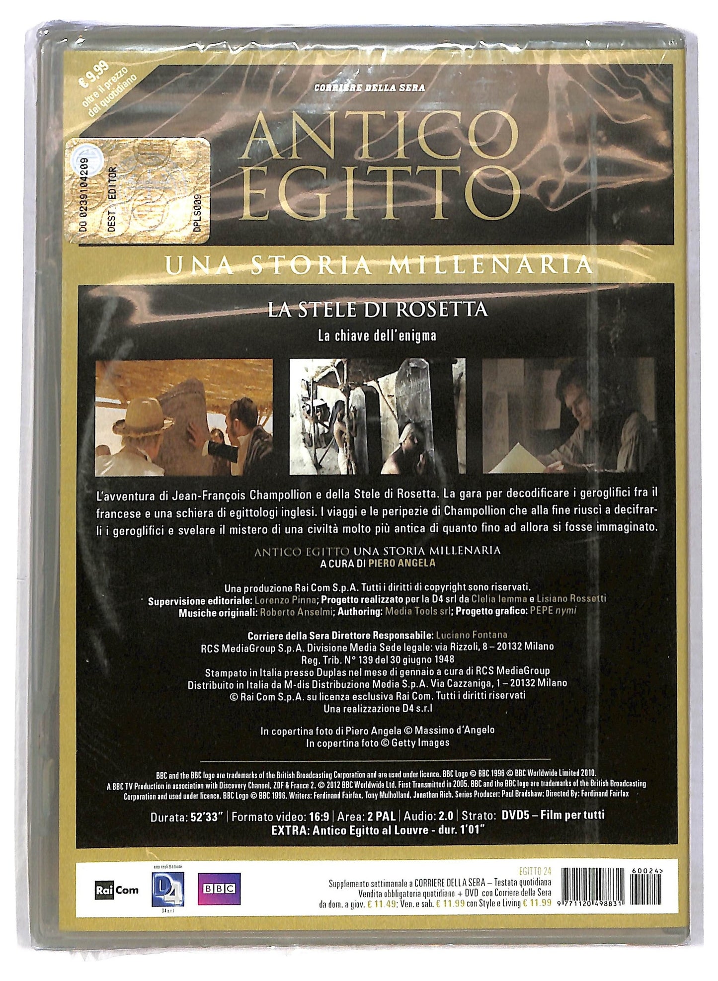 EBOND Antico egitto una storia millenaria - la stele di rosetta EDITORIALE DVD D789338