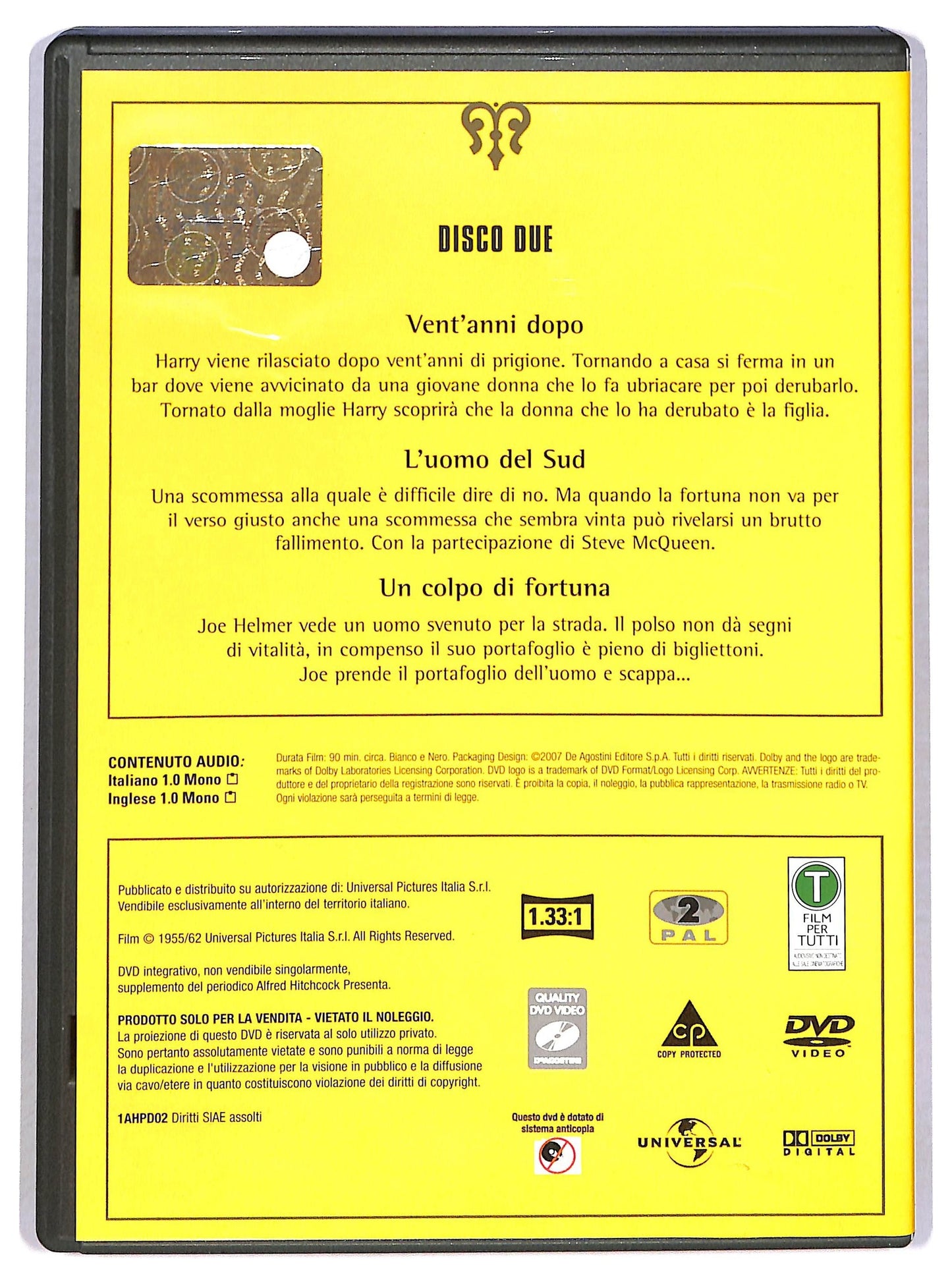 EBOND Alfred Hitchcock presenta: Disco Due EDITORIALE DVD D789435