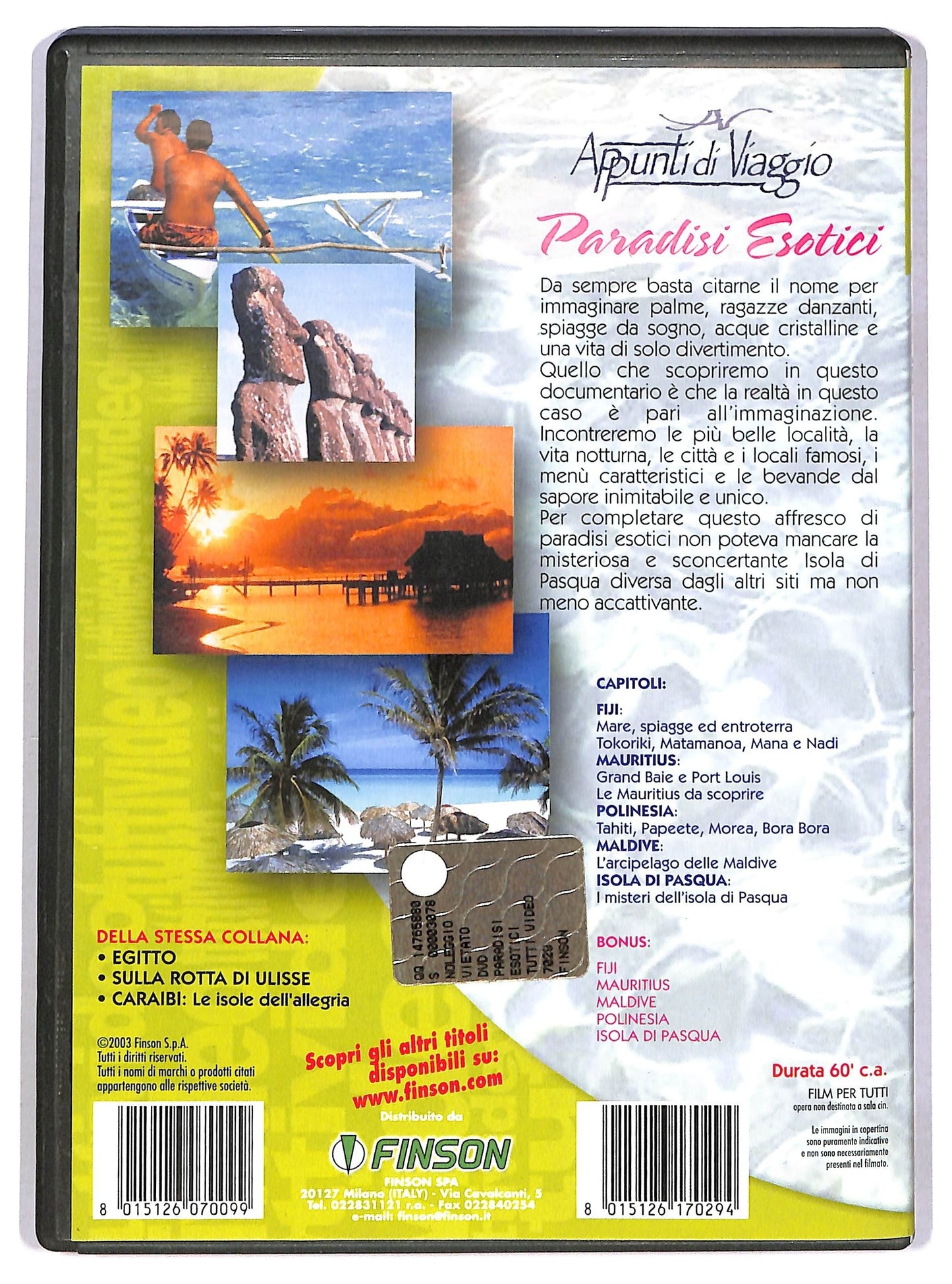 EBOND Paradisi Esotici - Fiji, Mauritius, Maldive, Polinesia... DVD D789521
