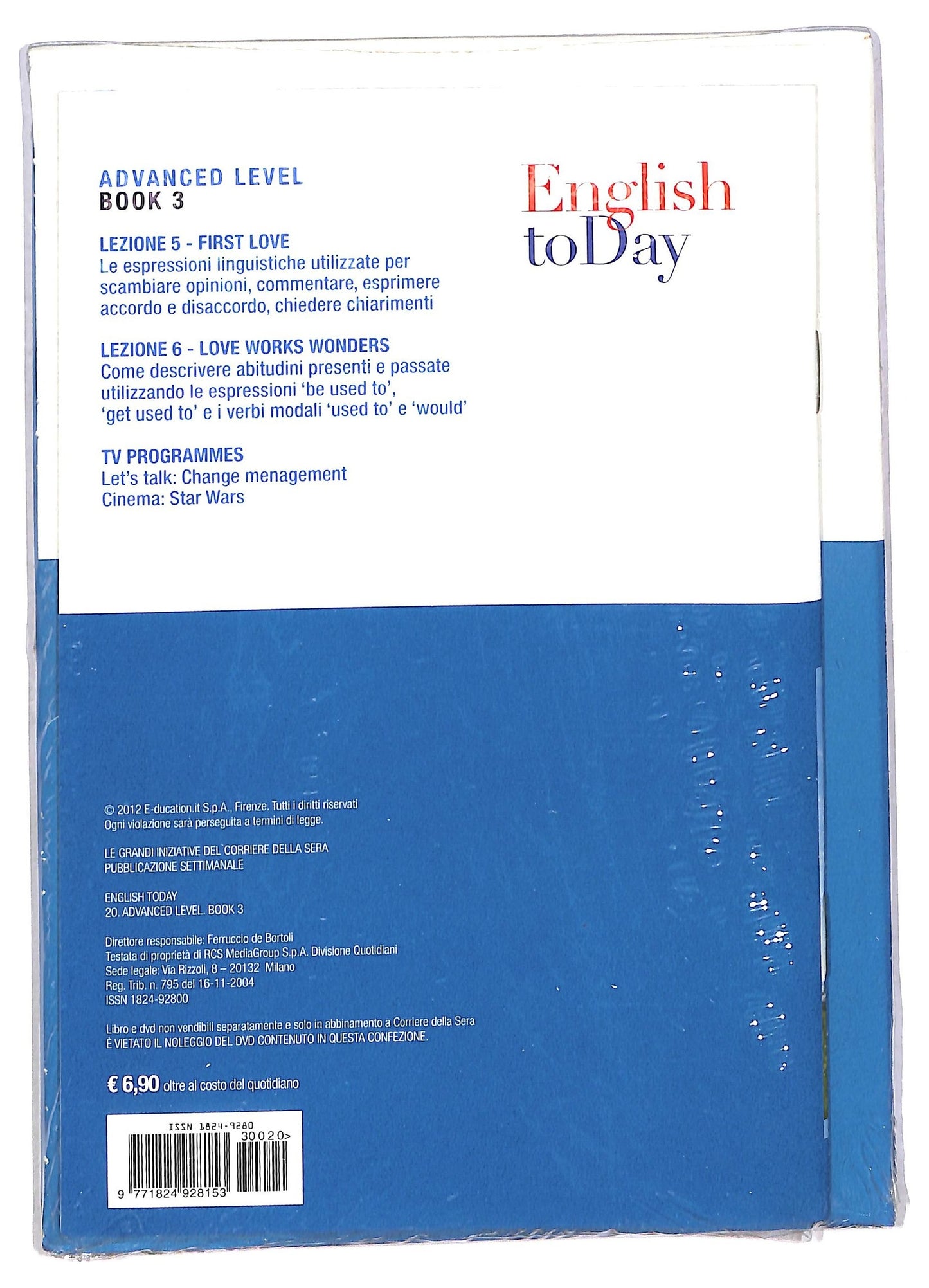 EBOND English To Day Volume 20 Slipcase EDITORIALE DVD D789524