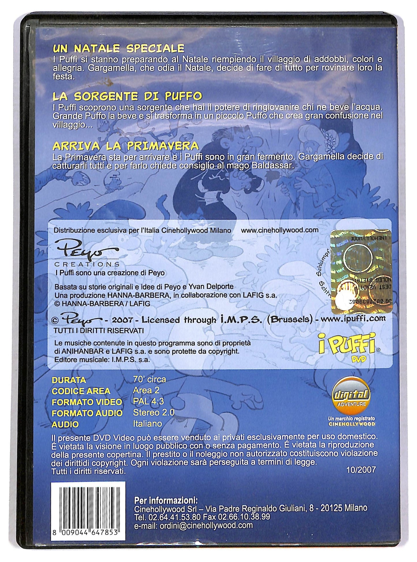 EBOND I Puffi 3 Episodi La Serie Originale DVD D789557