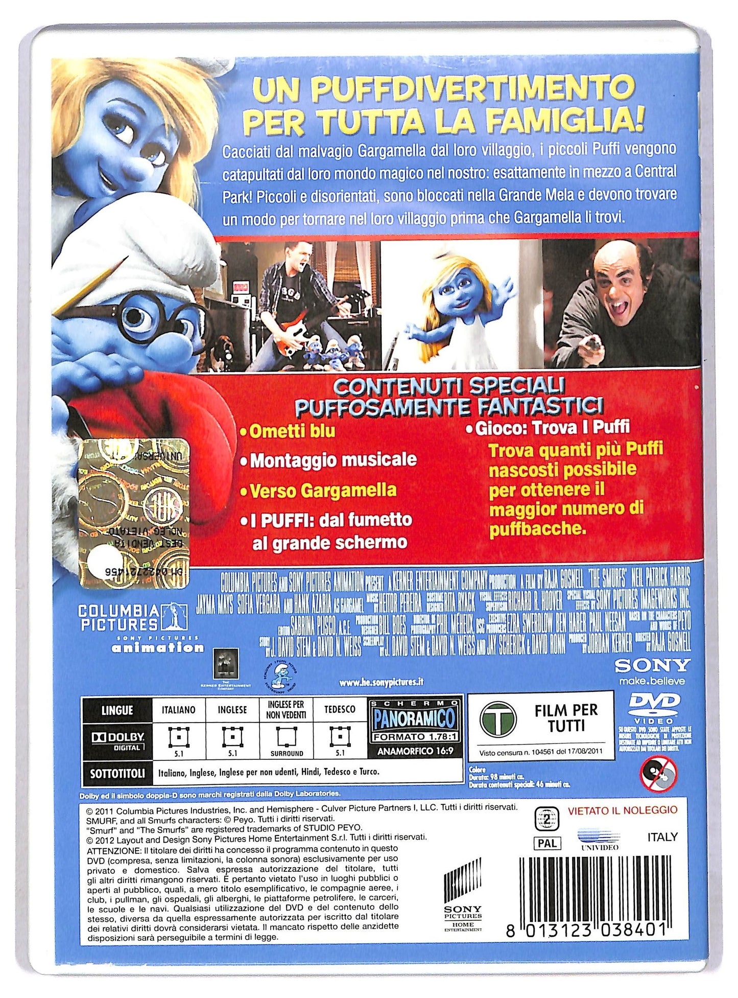 EBOND i puffi DVD D789611