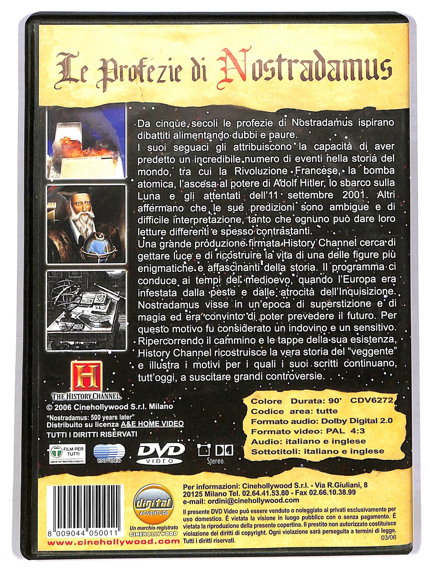 EBOND Le Profezie Di Nostradamus DVD D789619