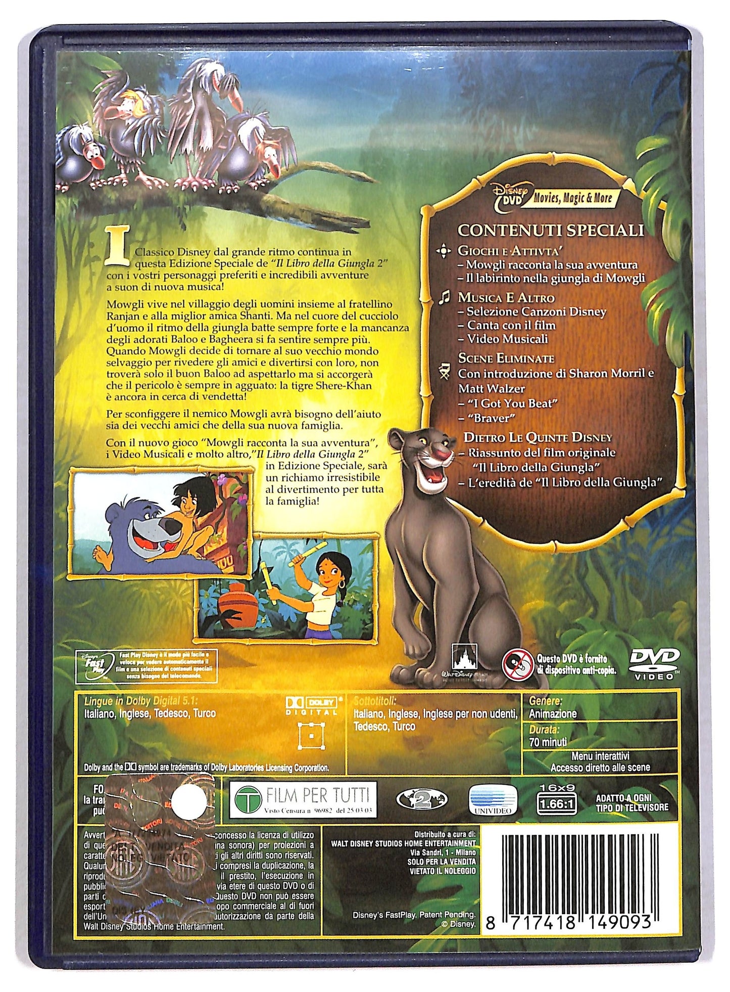 EBOND Il Libro Della Giungla 2 (Special Edition)  DVD D789632